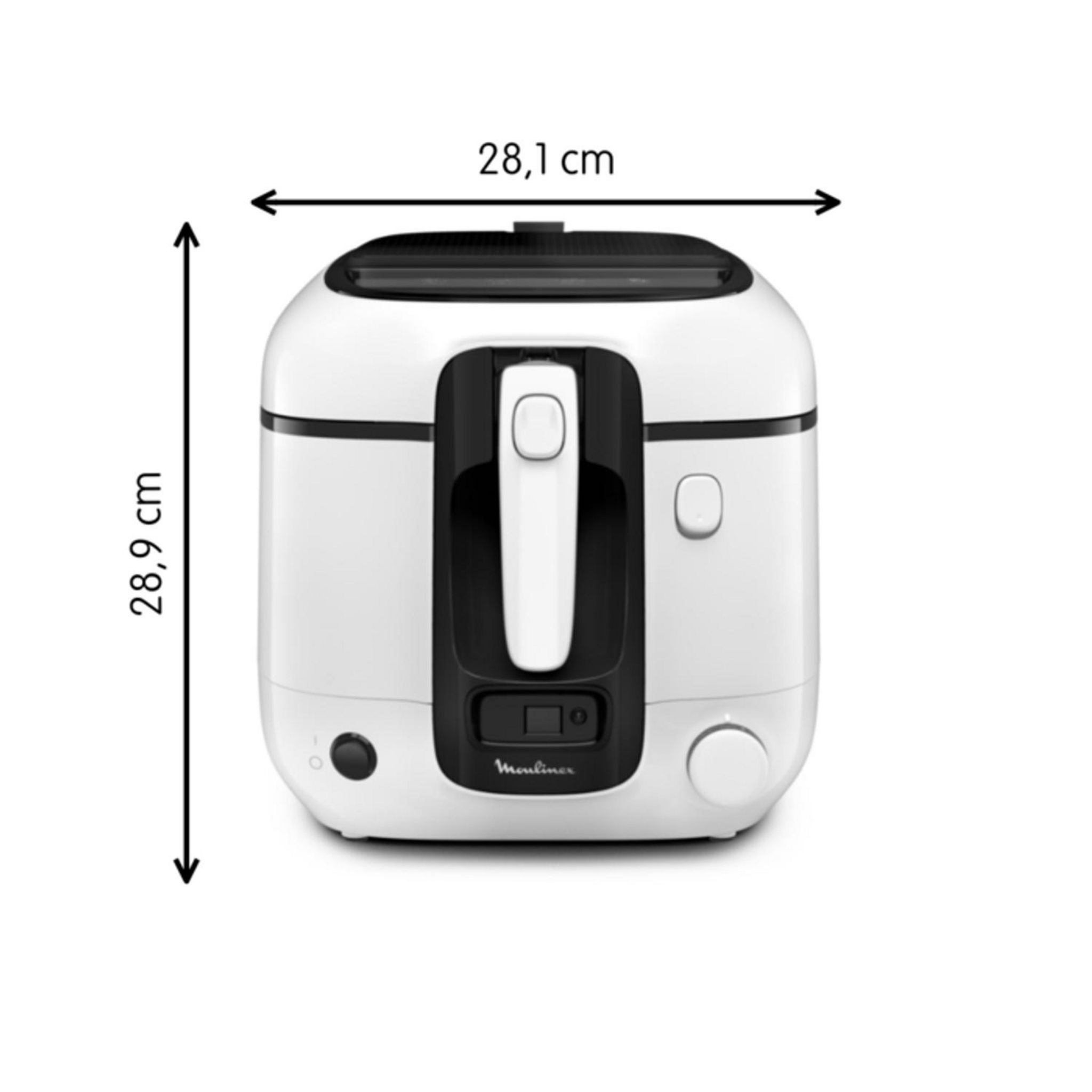 Voir la diapositive 7 : MOULINEX Friteuse électrique Uno AM314010 - Blanc