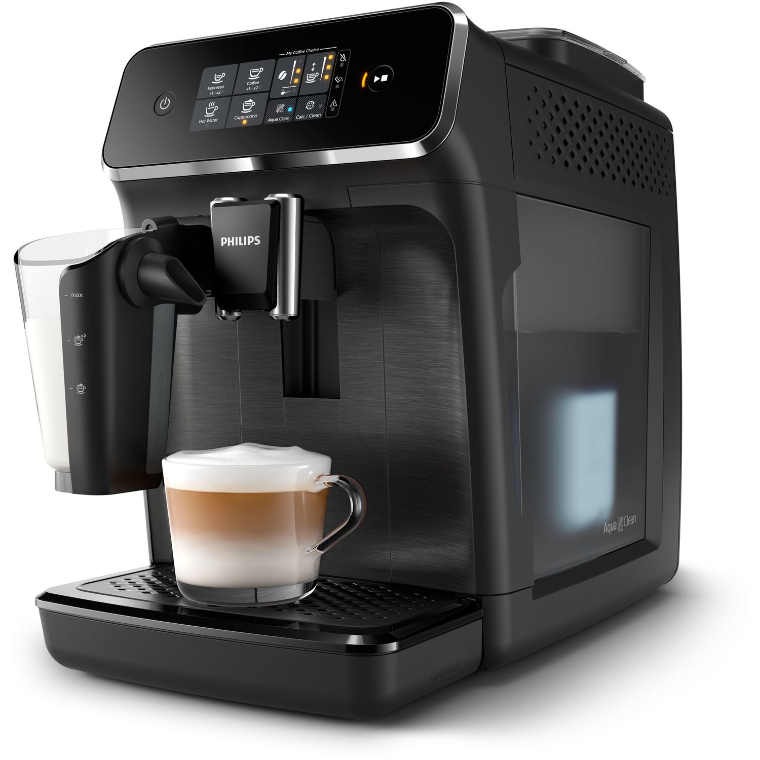 Voir la diapositive 6 : PHILIPS Machine à café avec broyeur série 2200 LatteGo EP2230/10 - Noir