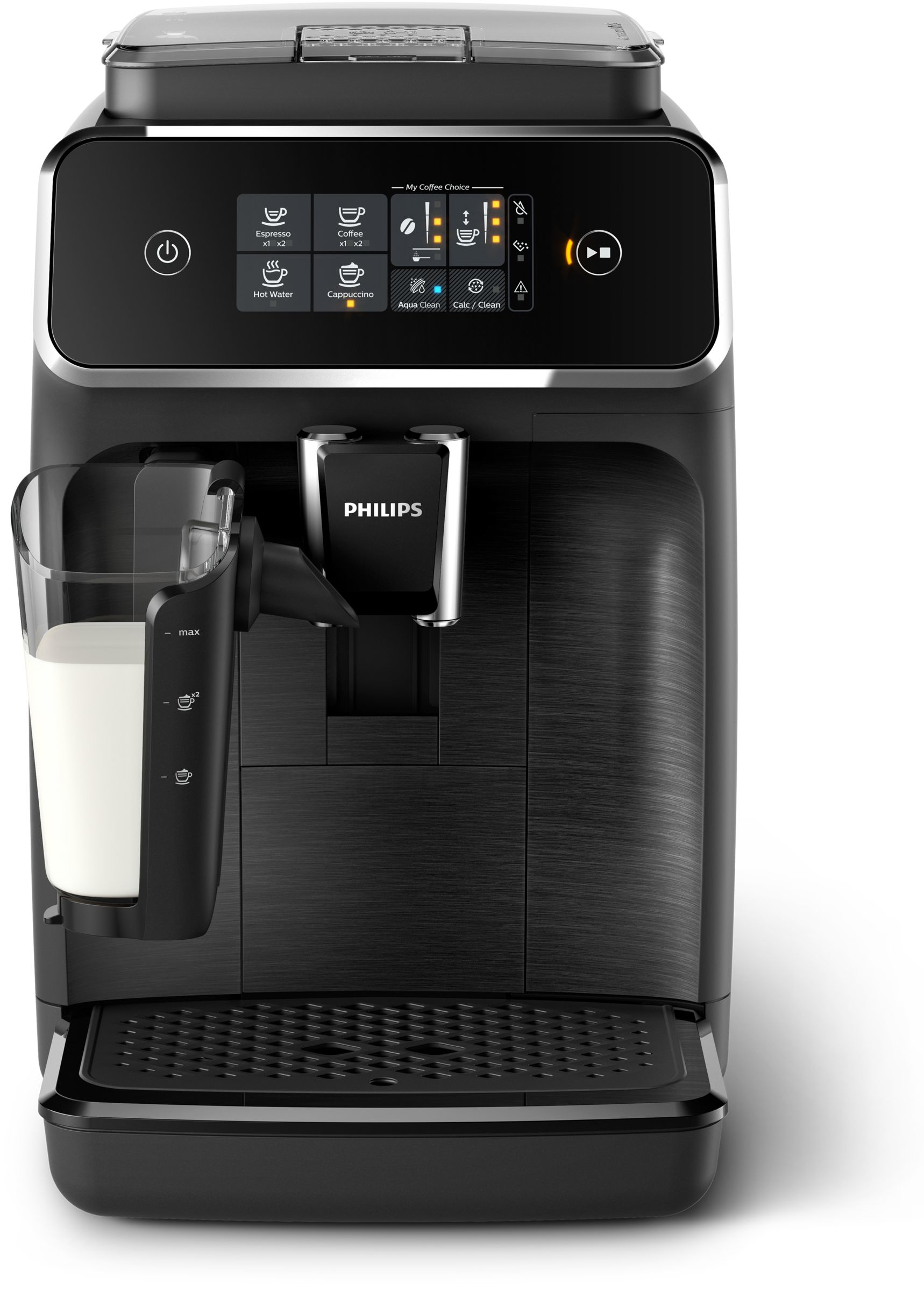 Voir la diapositive 7 : PHILIPS Machine à café avec broyeur série 2200 LatteGo EP2230/10 - Noir
