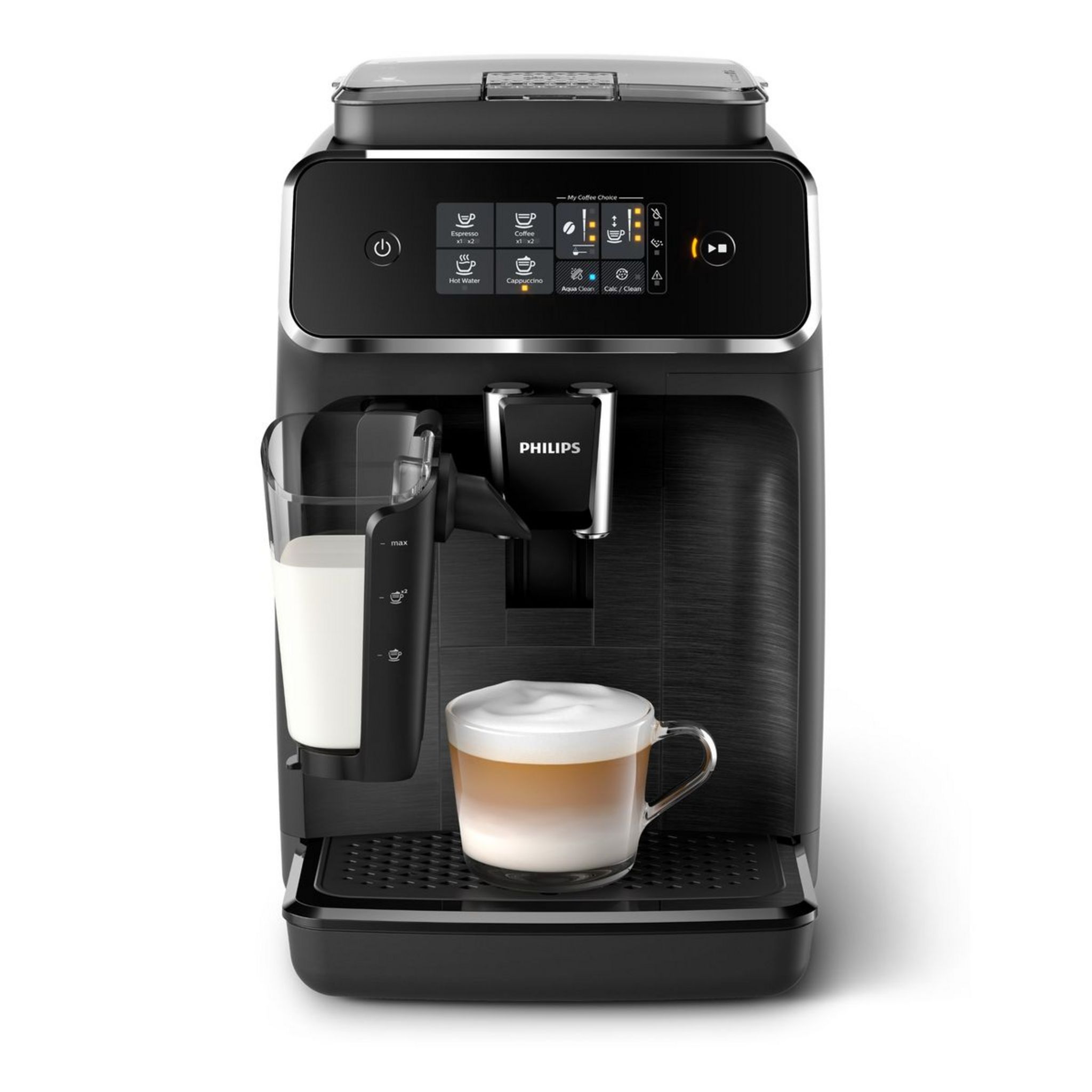 Voir la diapositive 9 : PHILIPS Machine à café avec broyeur série 2200 LatteGo EP2230/10 - Noir