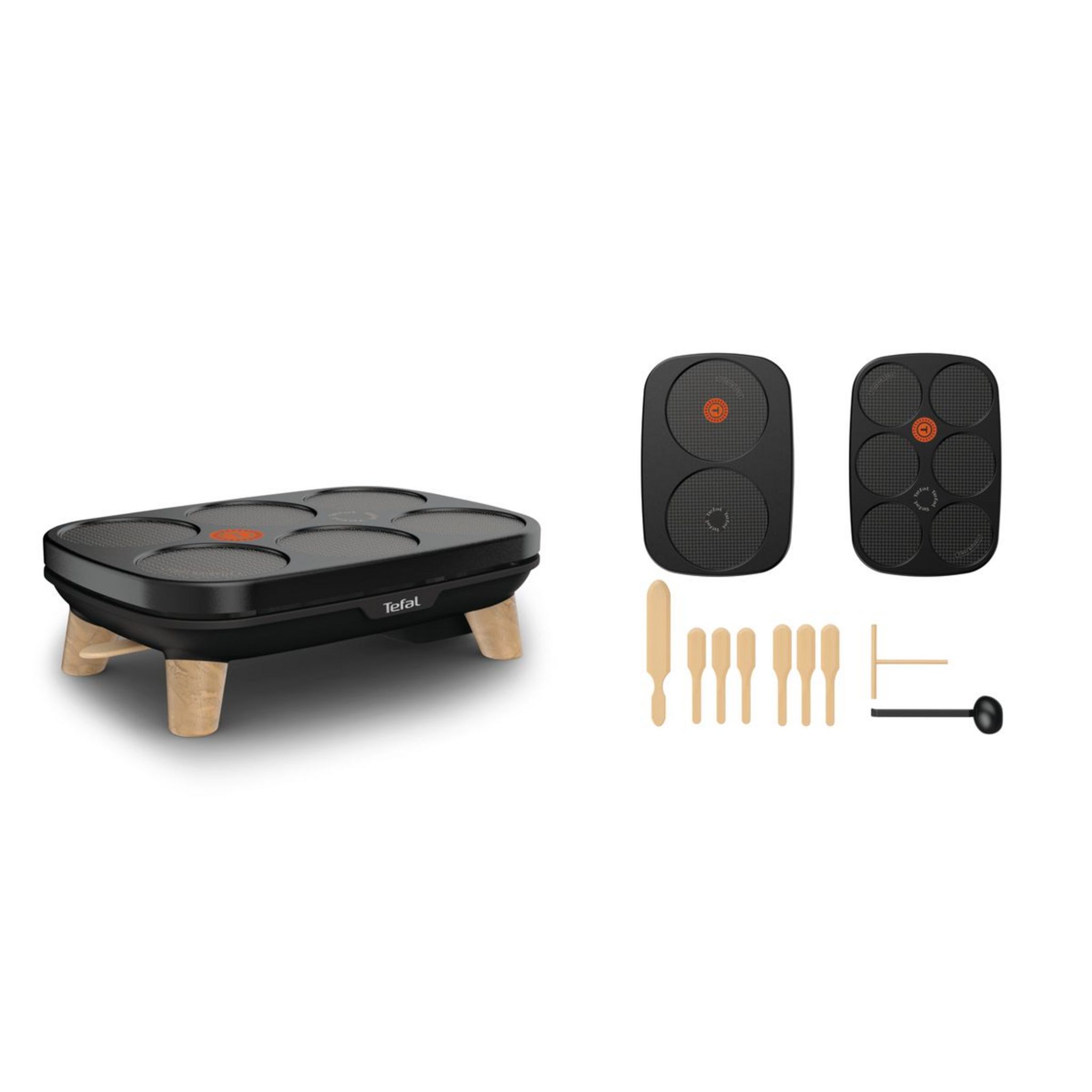 Voir la diapositive 3 : TEFAL Crêpière Gourmet PY900812 - Noir