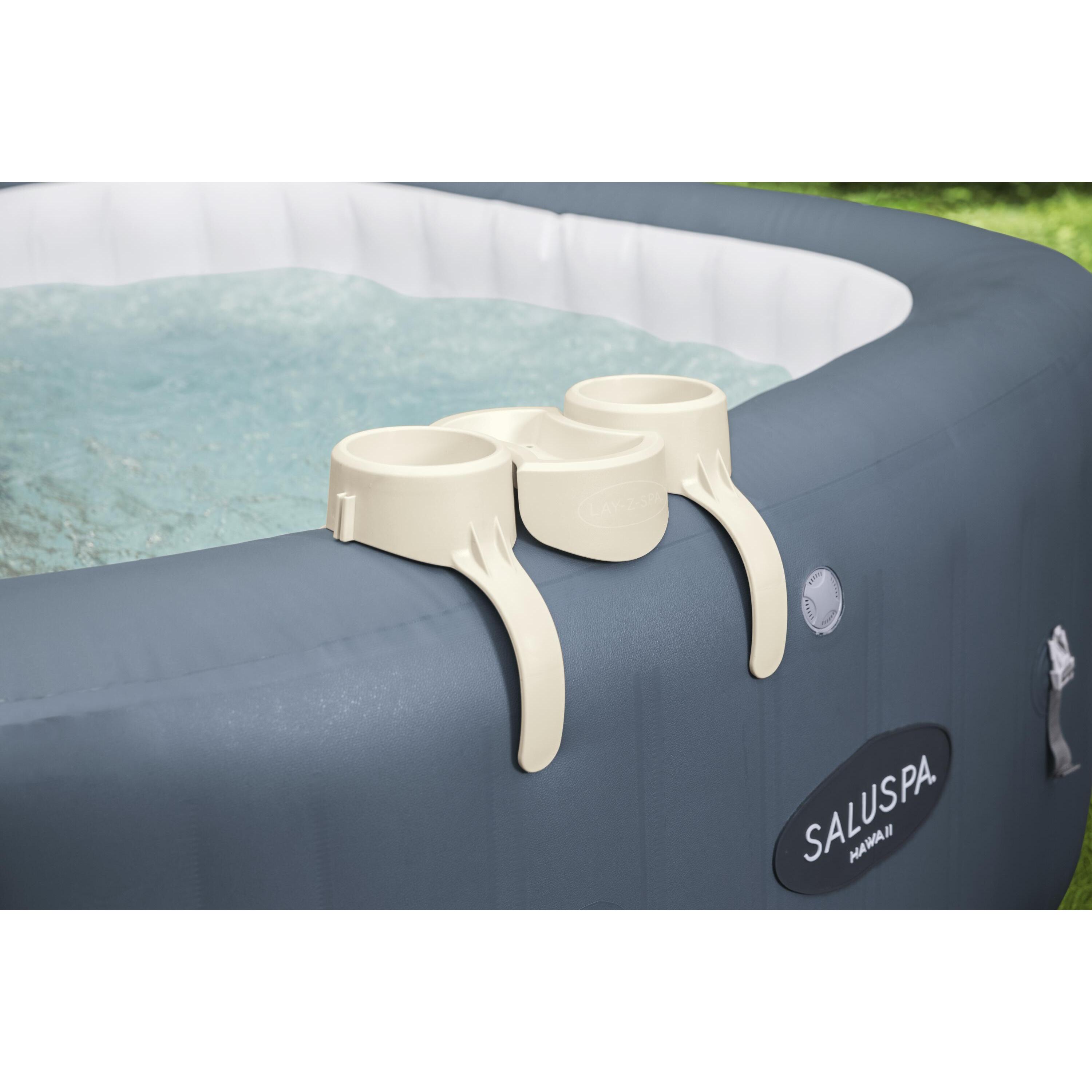 Voir la diapositive 2 : BESTWAY Porte-gobelets Lay-Z-Spa