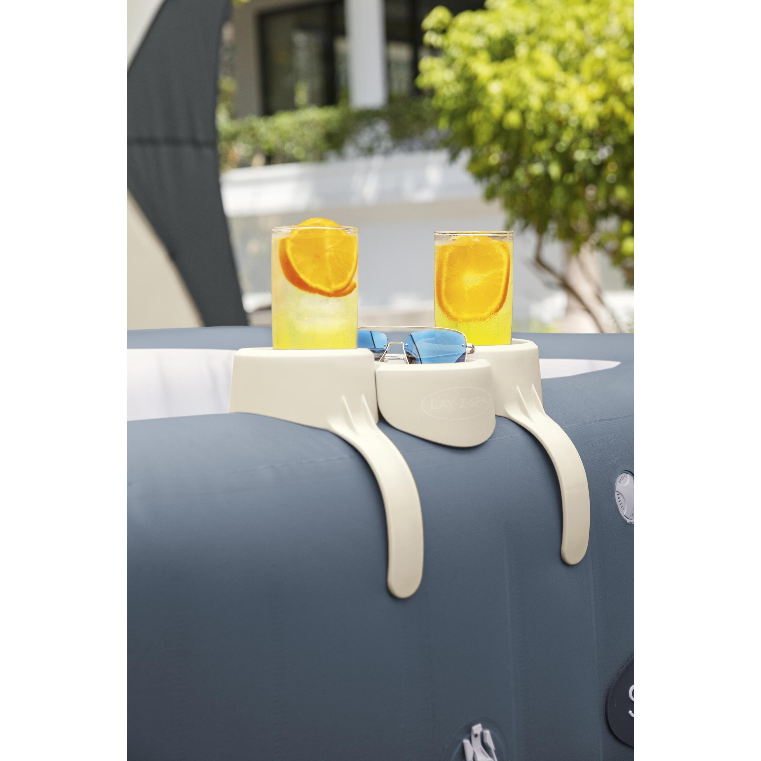 Voir la diapositive 6 : BESTWAY Porte-gobelets Lay-Z-Spa