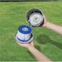 Voir la diapositive 3 : BESTWAY Lot de 2 cartouches de filtration Type VI / Spa-Lay Z
