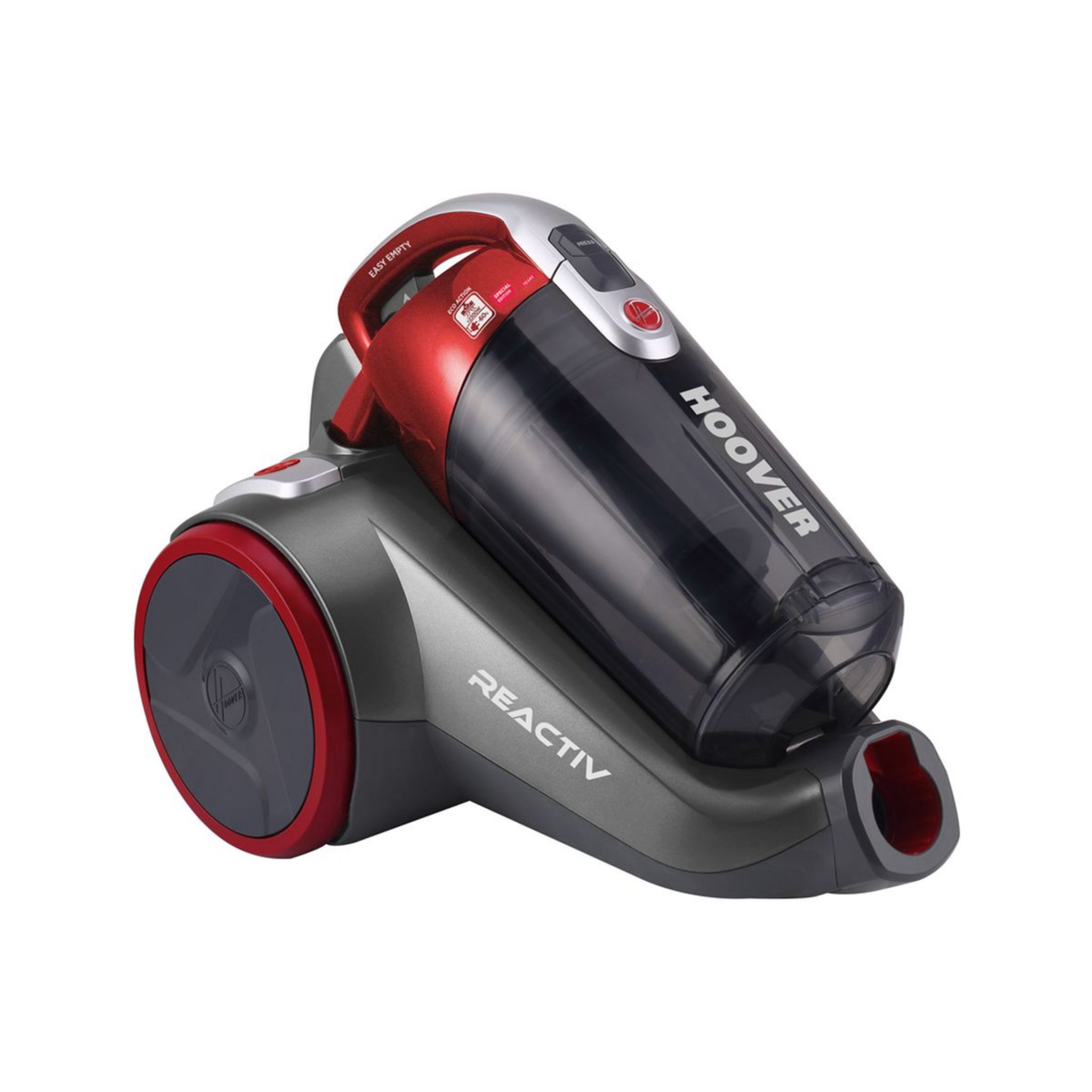 Voir la diapositive 2 : HOOVER Aspirateur traîneau avec sac RC52SE - Gris