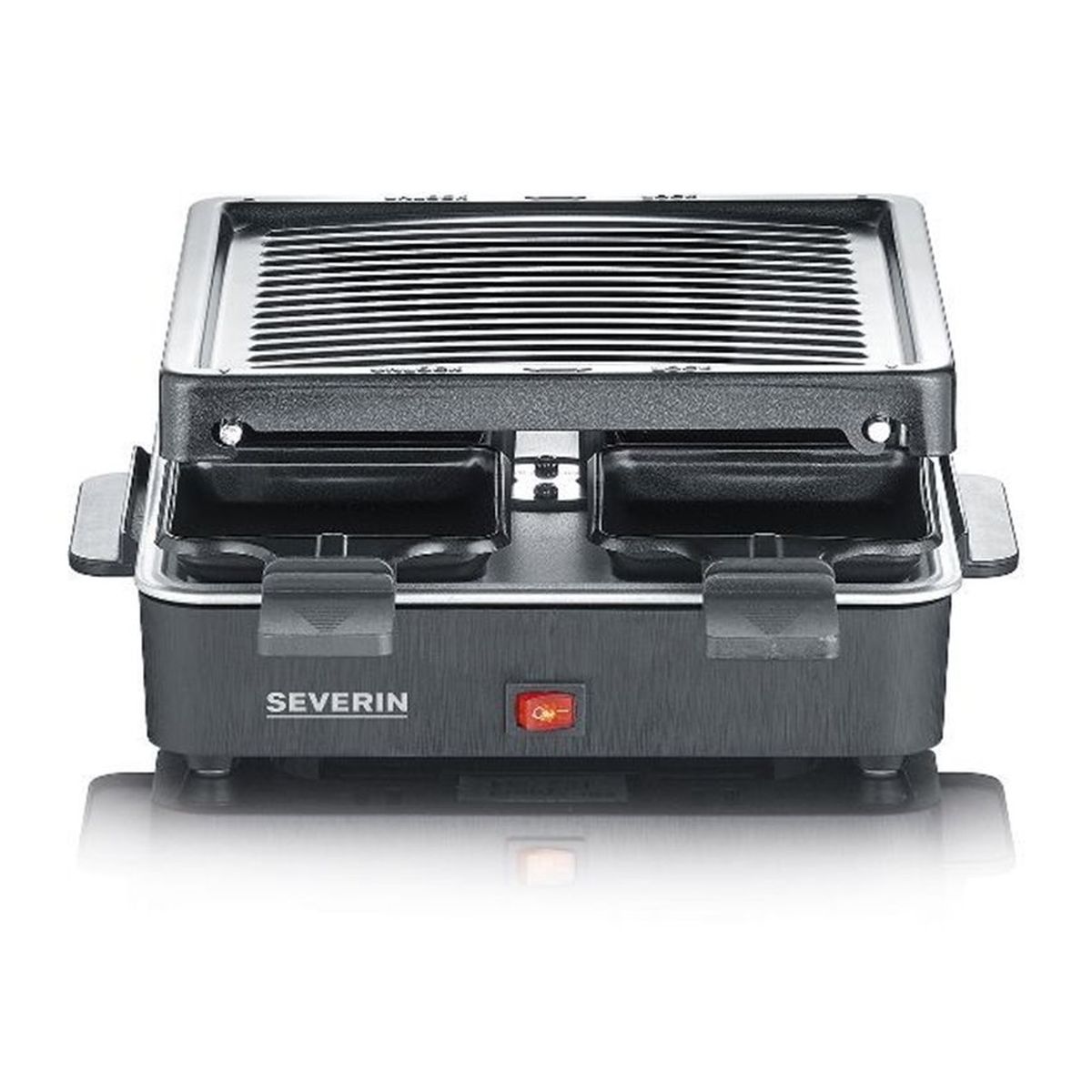 Voir la diapositive 4 : SEVERIN Appareil à raclette 4 personnes RG 2370 - Noir