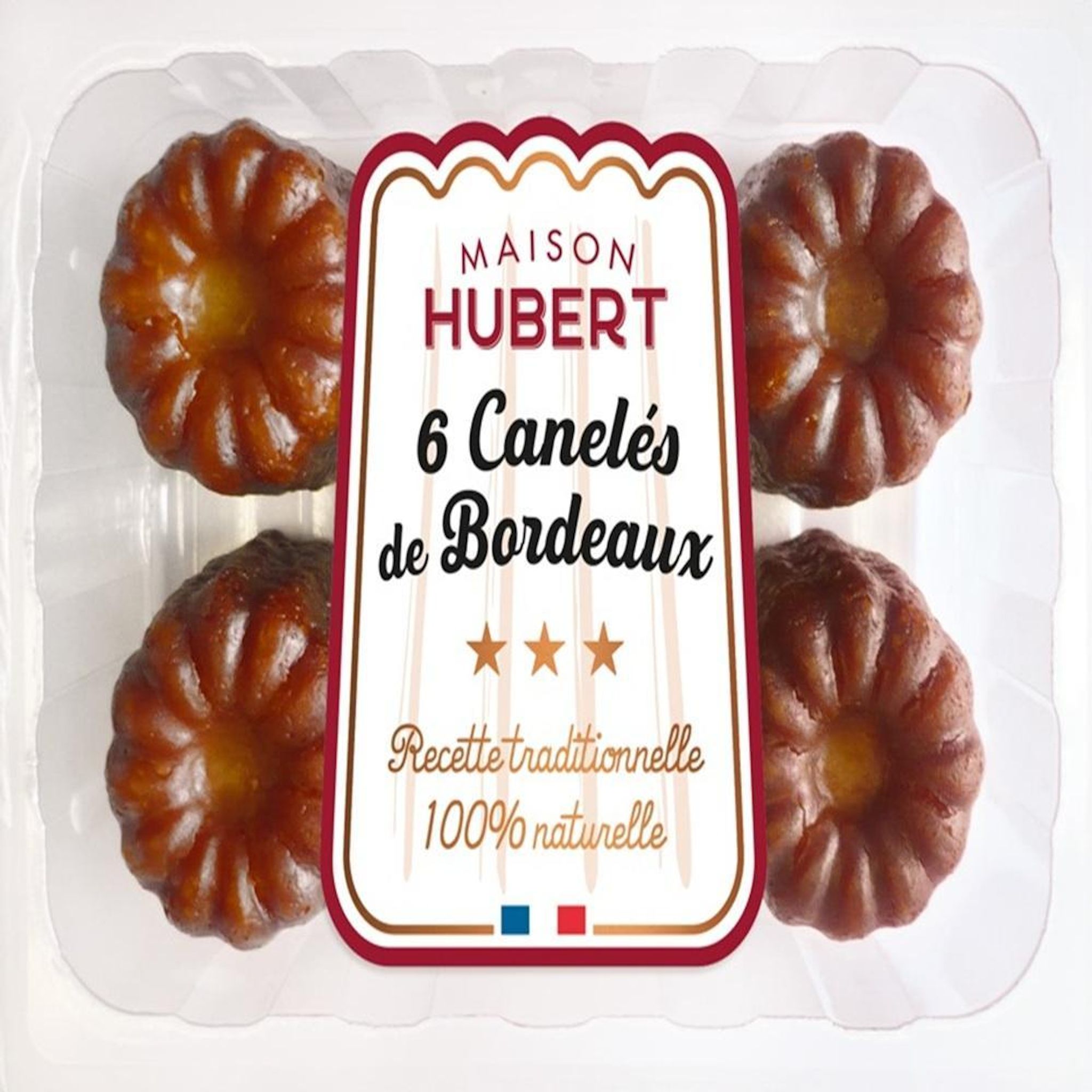 MAISON HUBERT Canelés de Bordeaux 6x60g