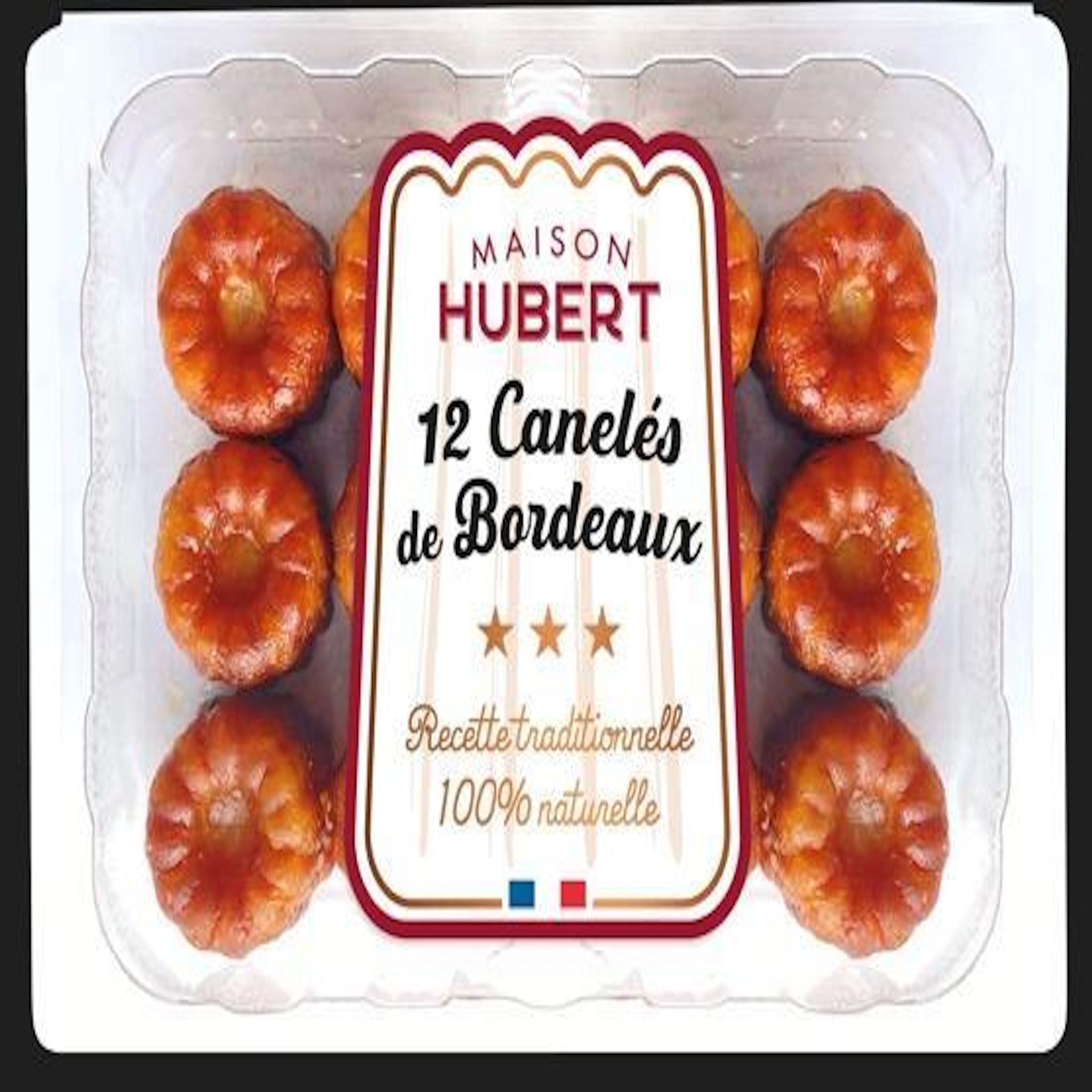 Mini cannelés Bordeaux 12 pièces 180g
