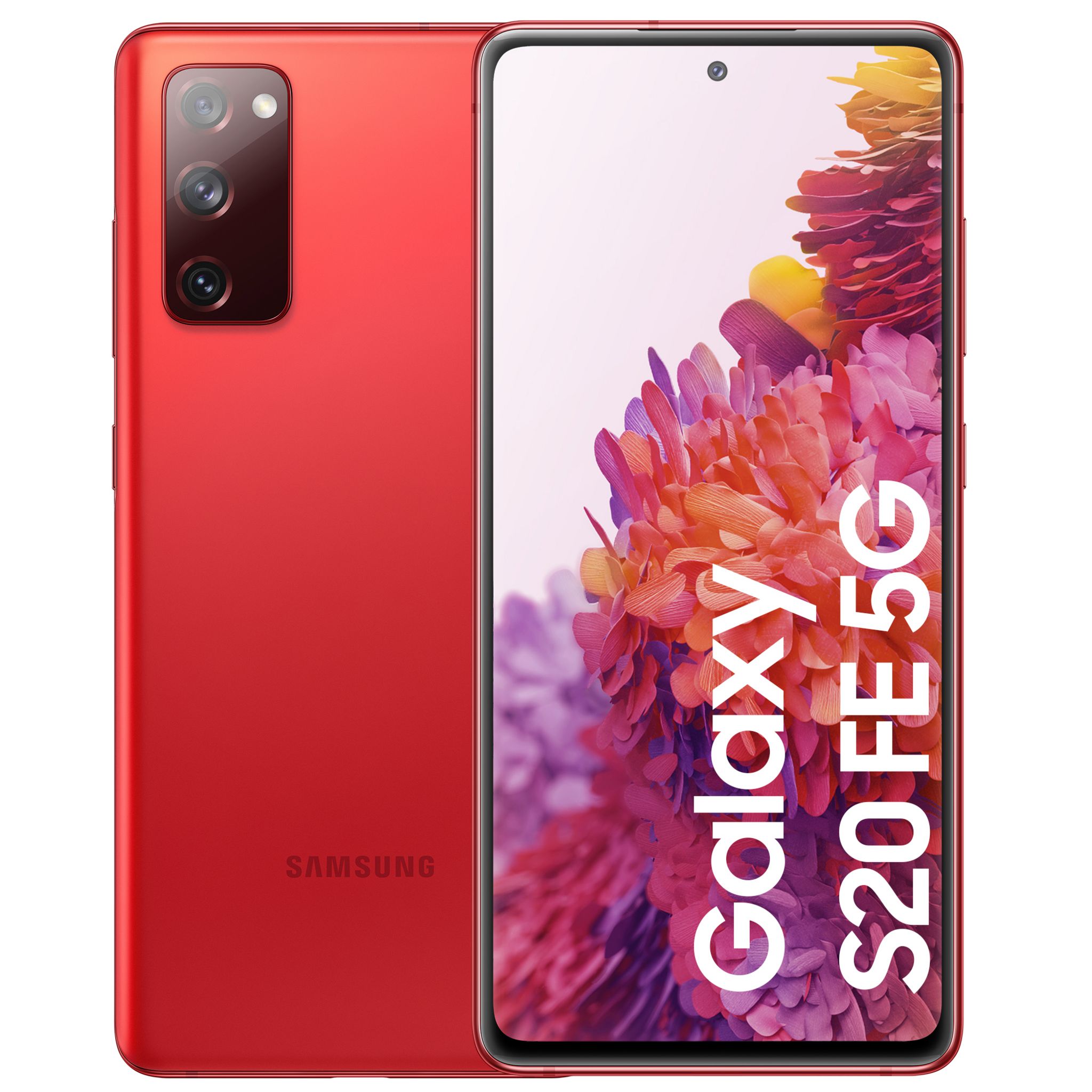 Voir la diapositive 1 : SAMSUNG Smartphone Galaxy S20 FE 5G 128 Go  6.5 pouces Rouge Double Sim