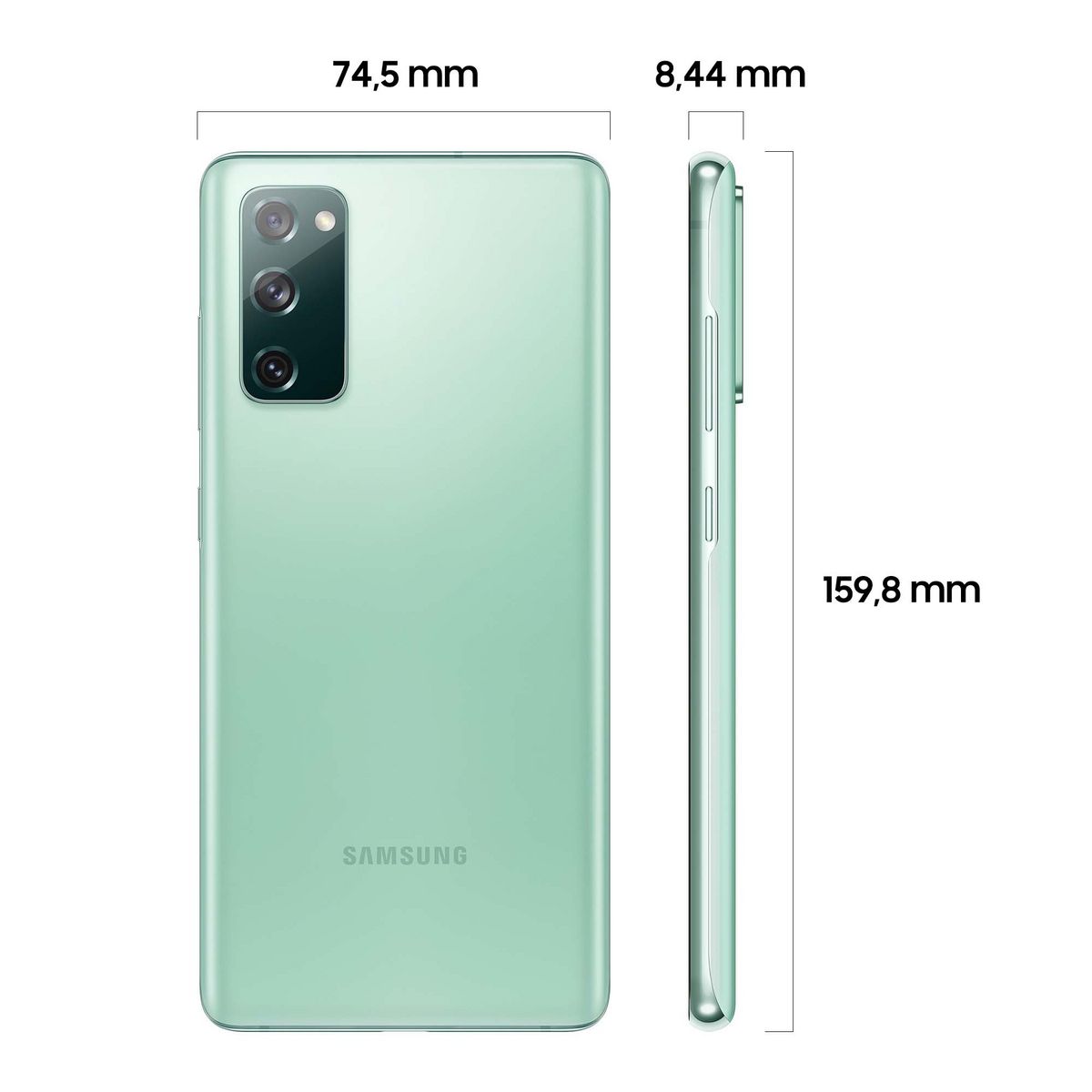 SAMSUNG Smartphone Galaxy S20 FE 5G 128 Go  6.5 pouces Vert Double Sim