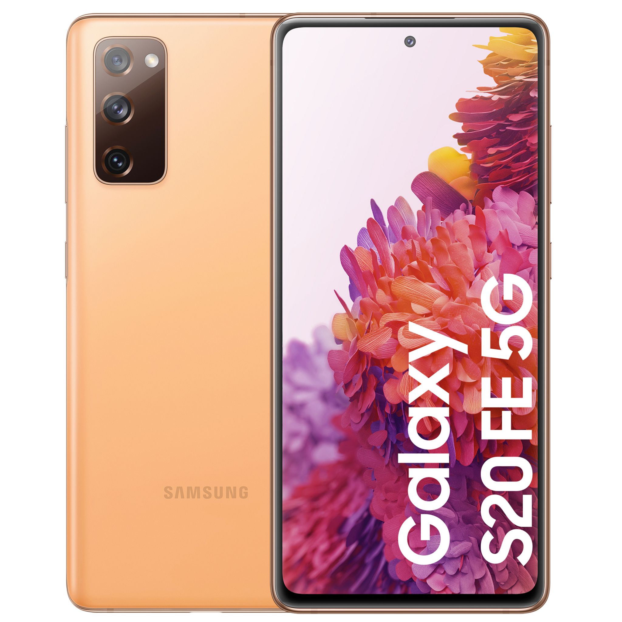 Voir la diapositive 13 : SAMSUNG Smartphone Galaxy S20 FE 5G 128 Go  6.5 pouces Orange Double Sim