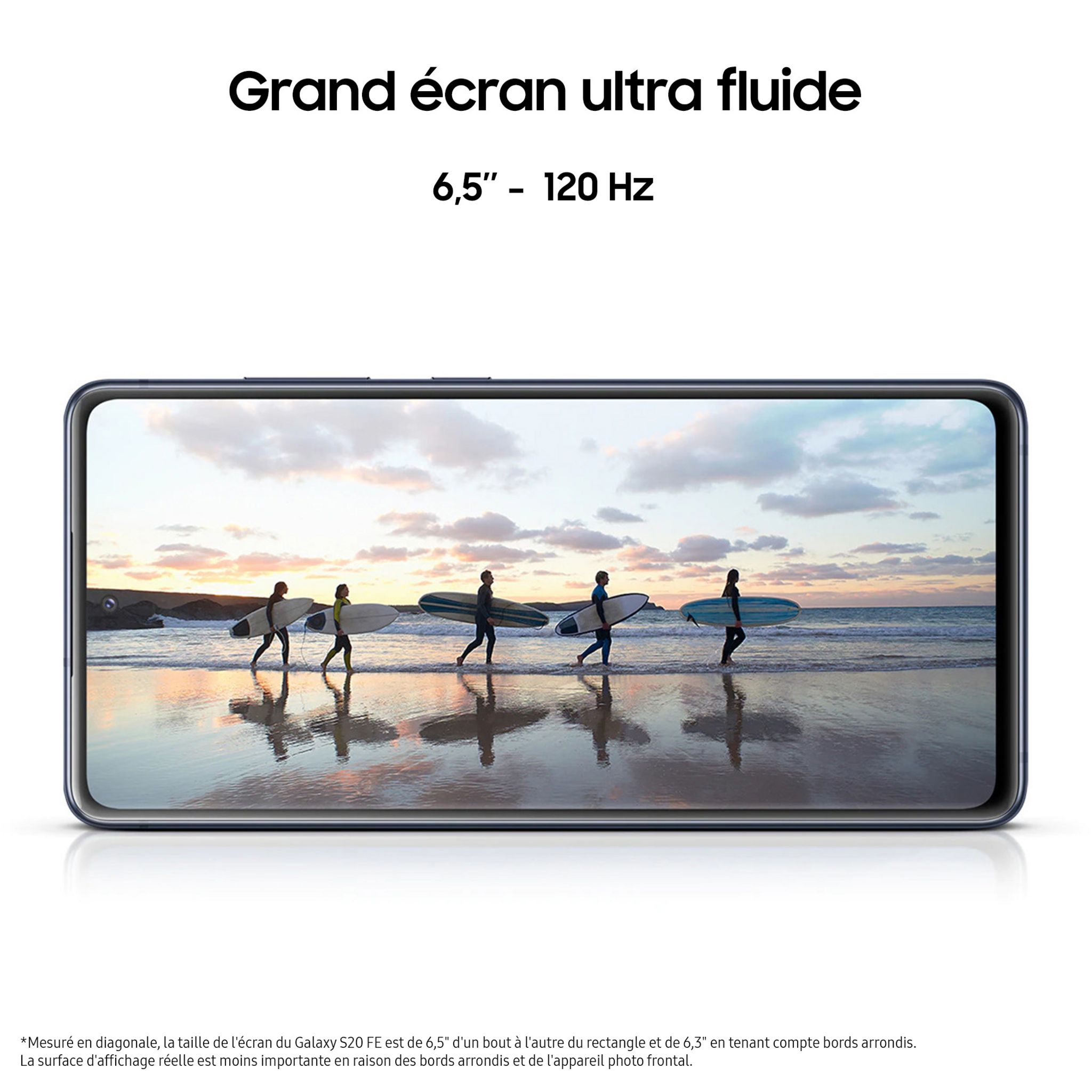 Voir la diapositive 10 : SAMSUNG Smartphone Galaxy S20 FE 5G 128 Go  6.5 pouces Orange Double Sim