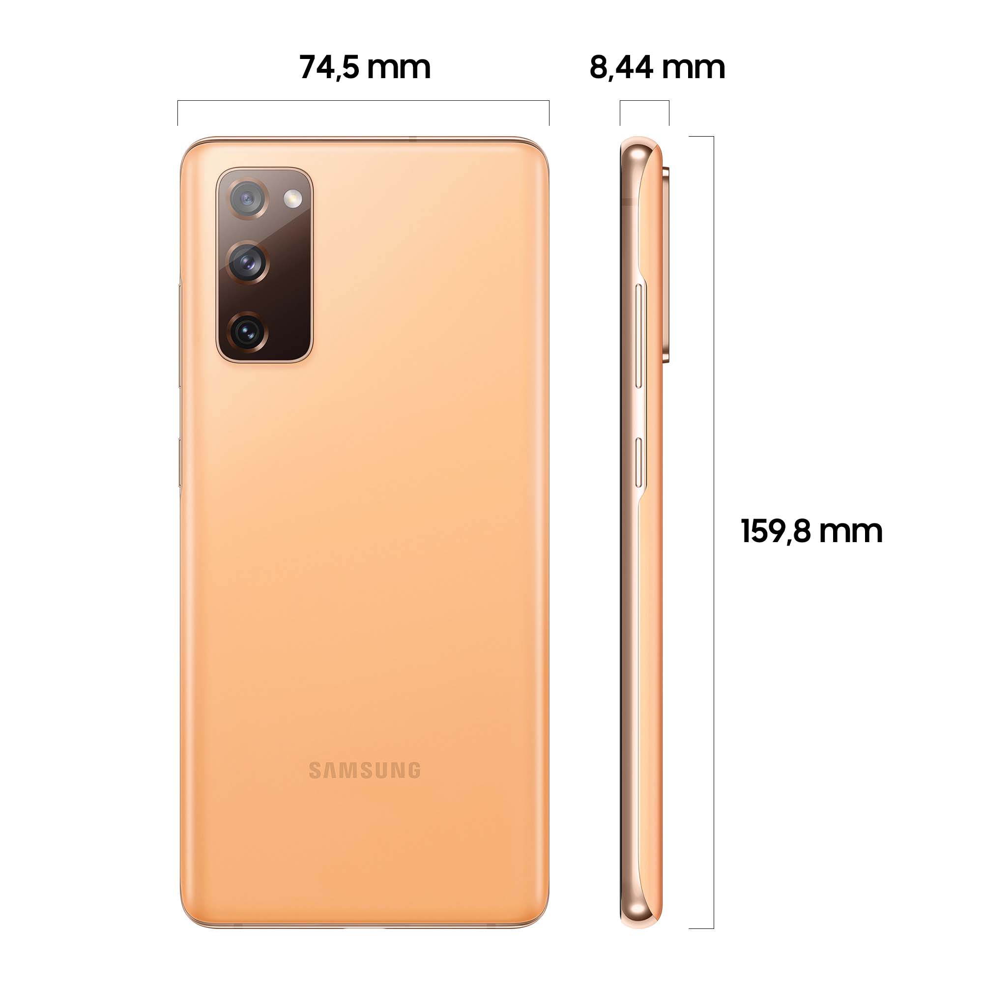 Voir la diapositive 11 : SAMSUNG Smartphone Galaxy S20 FE 5G 128 Go  6.5 pouces Orange Double Sim
