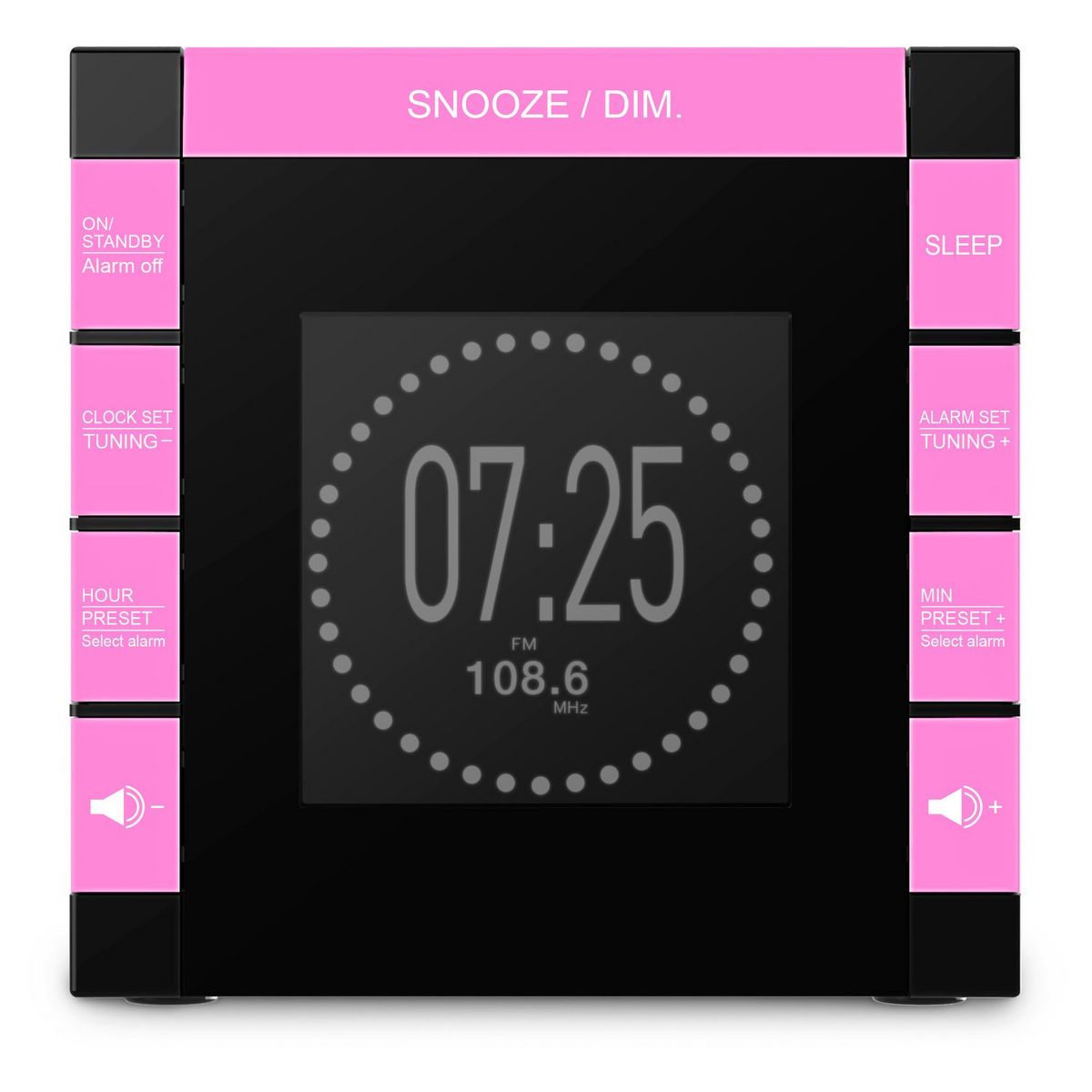 BIGBEN Radio réveil avec projection - Motifs Licorne - RR70PUNICORN3