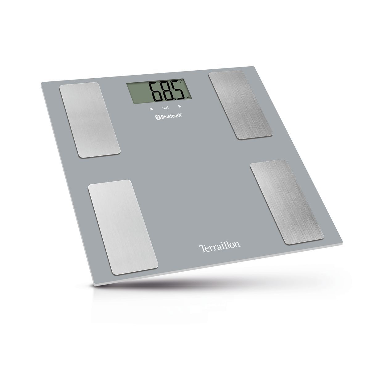 TERRAILLON Pèse personne impédancemètre 14754 - Gris
