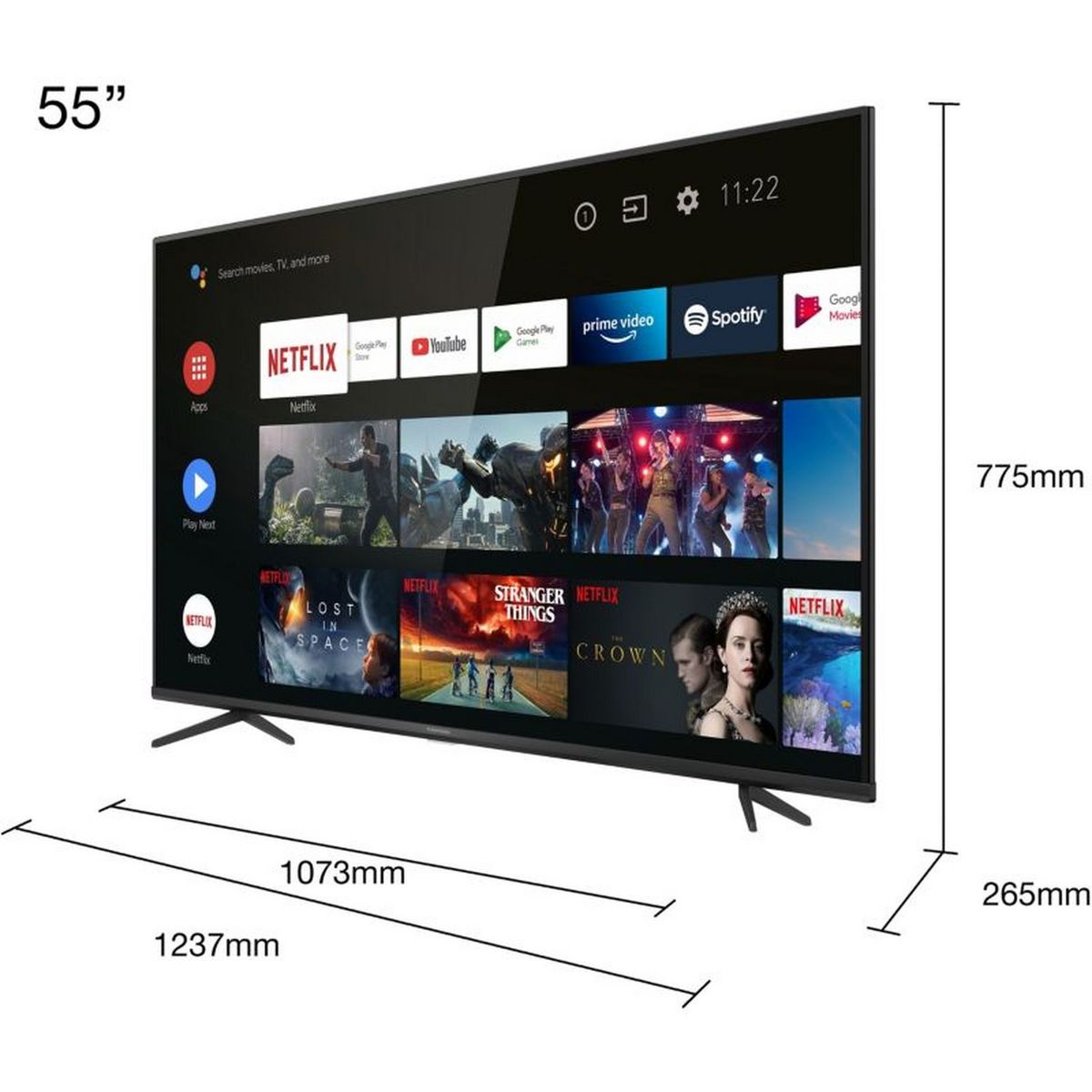 THOMSON 55UG6400 TV LED 4K HDR 140 cm Smart TV