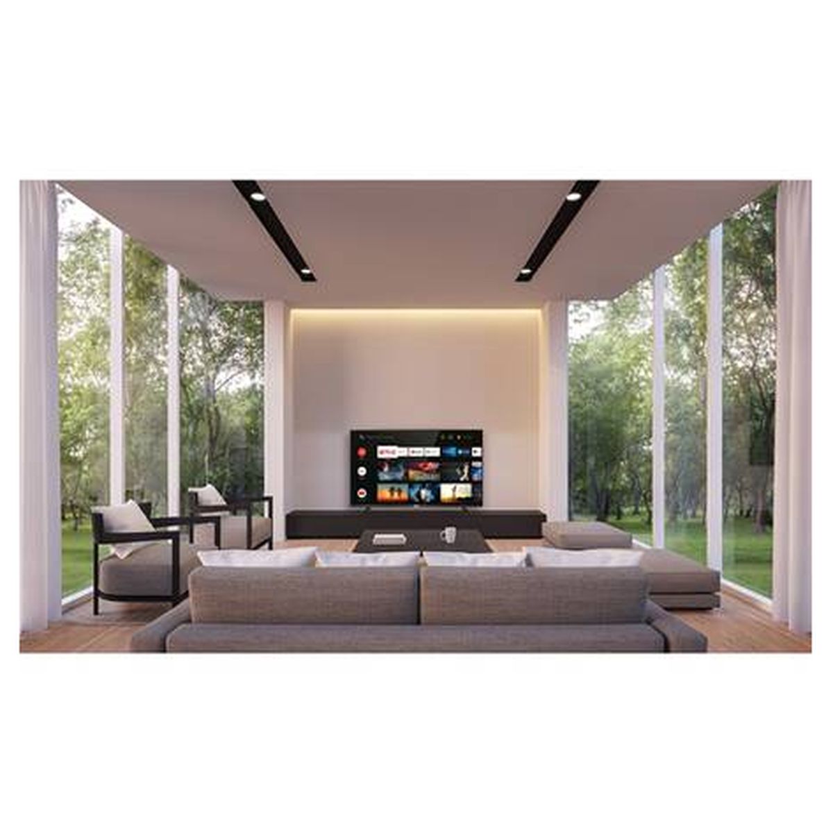 Voir la diapositive 3 : TCL 43P616 TV LED 4K Ultra HD 108 cm Android TV
