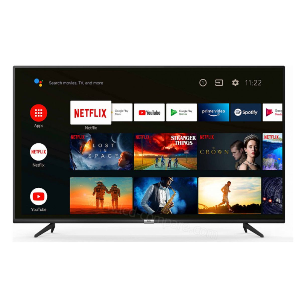 Voir la diapositive 5 : TCL 43P616 TV LED 4K Ultra HD 108 cm Android TV