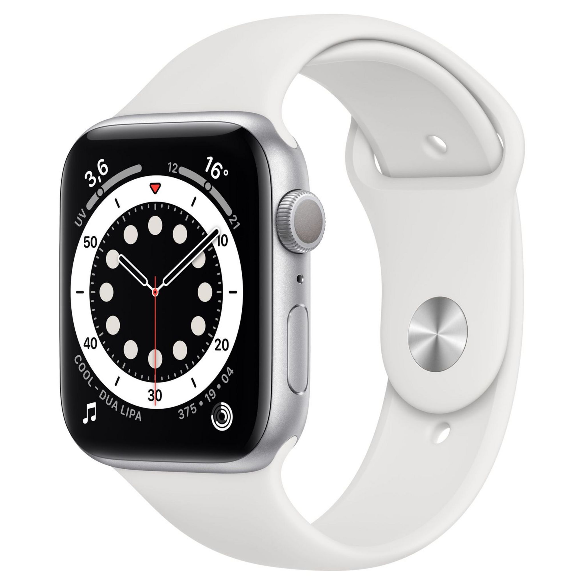 Voir la diapositive 1 : APPLE Watch Séries 6 44MM Alu Argent/Blanc