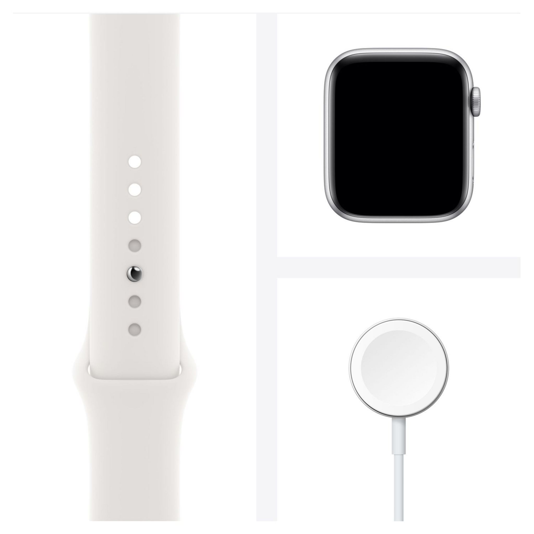 Voir la diapositive 2 : APPLE Watch Séries 6 44MM Alu Argent/Blanc