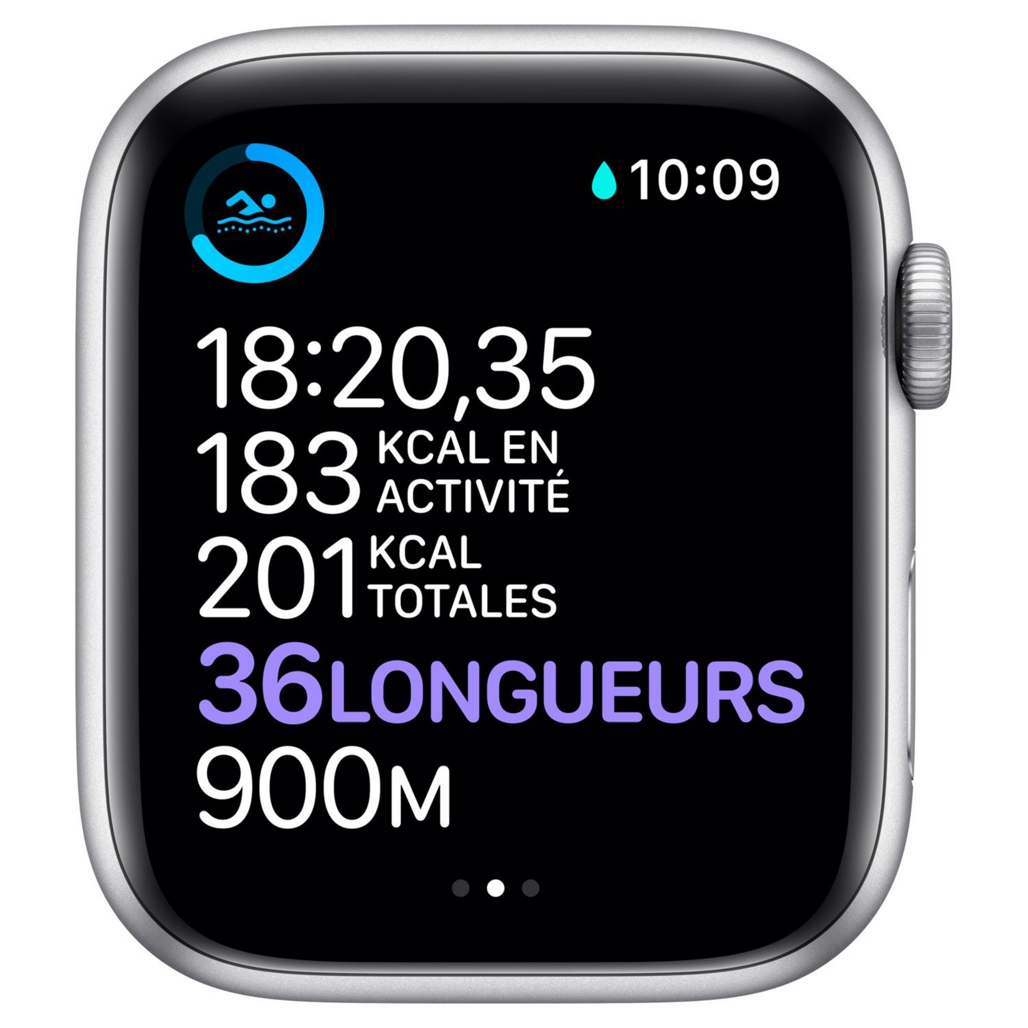 Voir la diapositive 6 : APPLE Watch Séries 6 44MM Alu Argent/Blanc