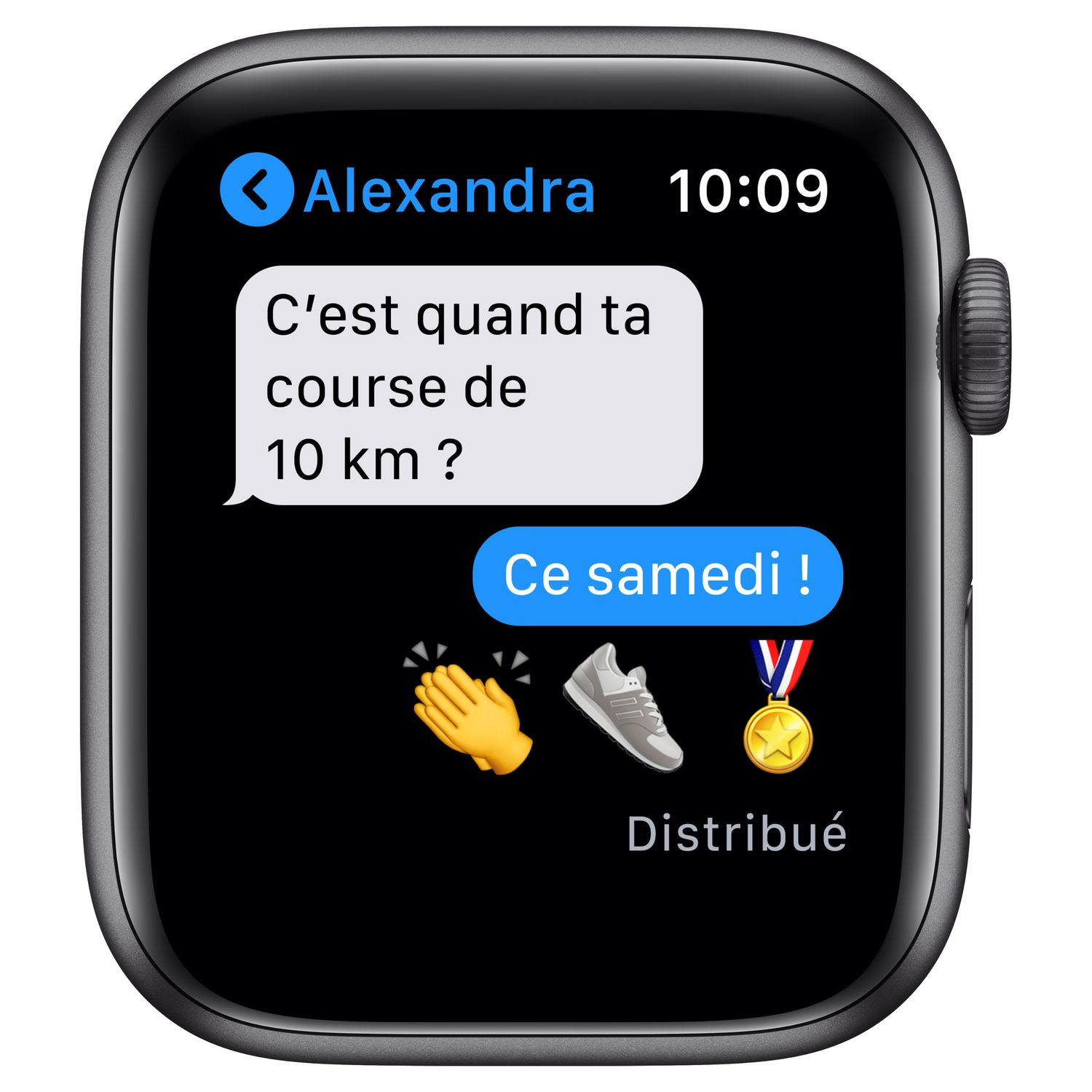 Voir la diapositive 3 : APPLE  Watch Série 6  44MM Alu Gris