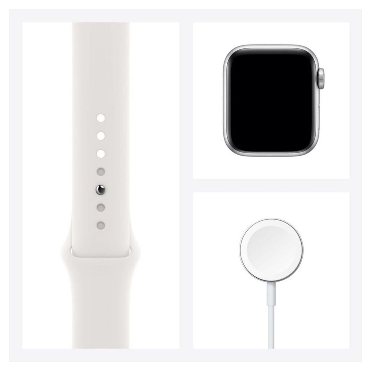 APPLE Watch SE 40MM Alu Argent/Blanc