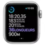 APPLE Montre connectée Apple Watch 40MM Alu Argent/Blanc Series 6