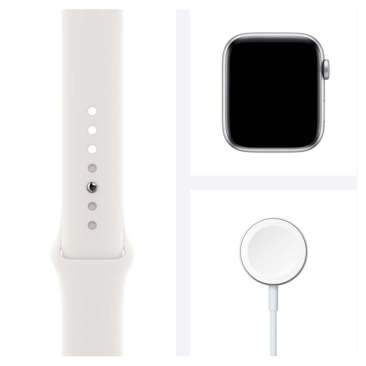 APPLE Montre connectée Apple Watch SE 44MM Alu Argent/Blanc
