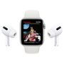 Voir la diapositive 6 : APPLE Montre connectée Apple Watch SE 44MM Alu Argent/Blanc