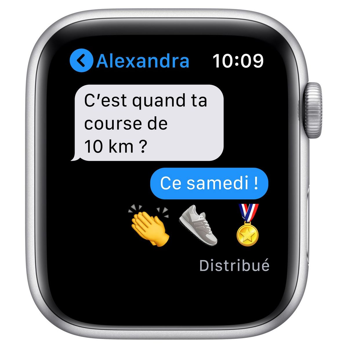 APPLE Montre connectée Apple Watch SE 44MM Alu Argent/Blanc