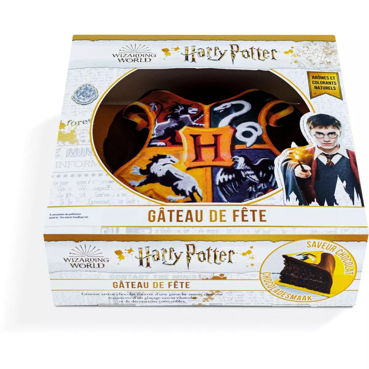 Gâteau de fête 3D Harry Potter au chocolat 752g