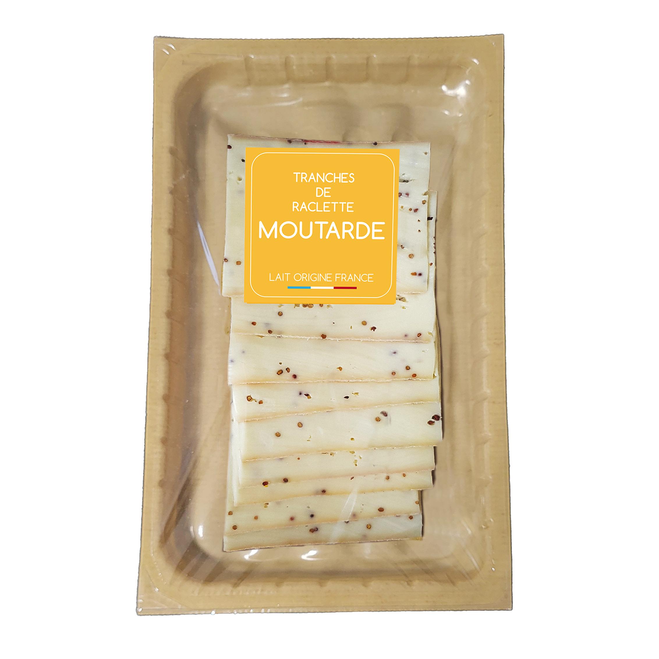 SAPIN D'OR Tranches de raclette moutarde au lait de Franche-Comté 150g