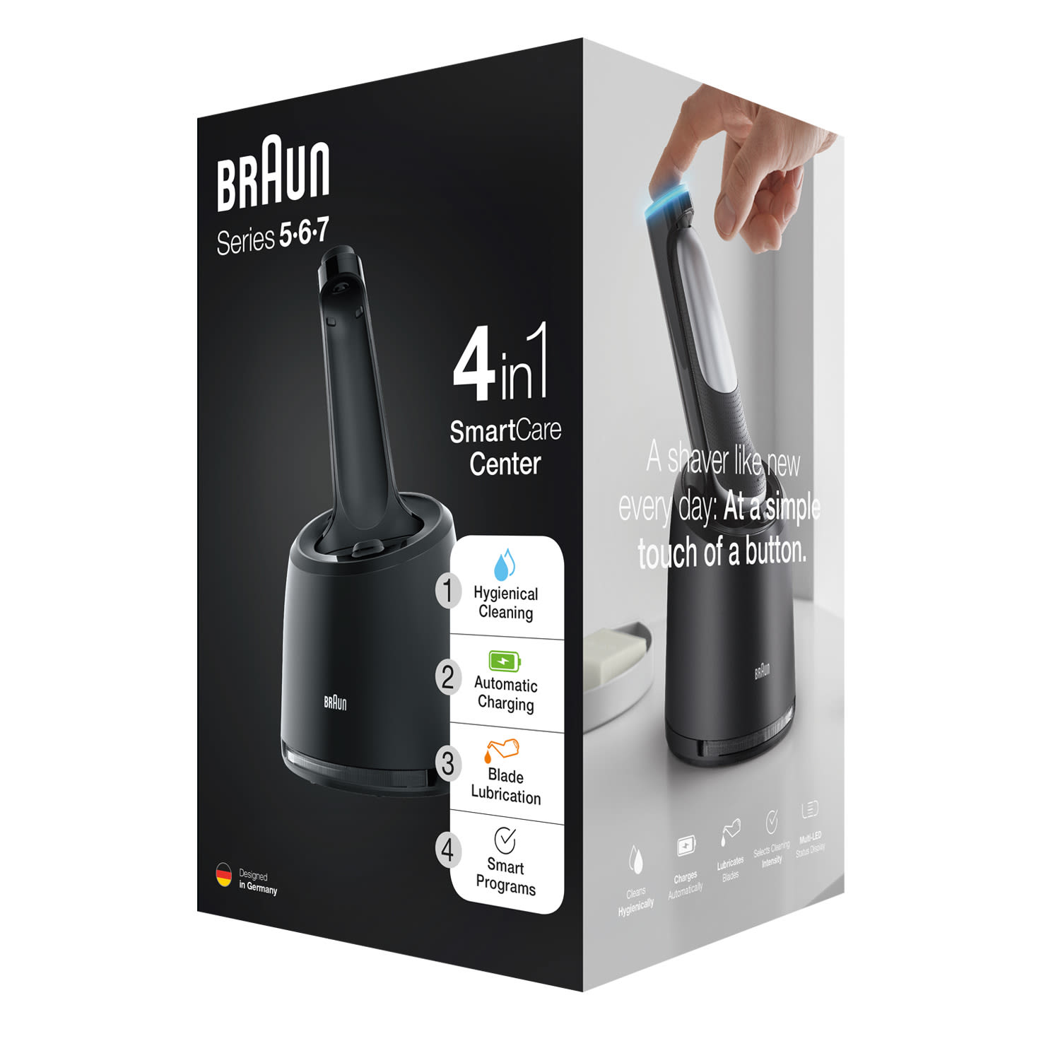 Voir la diapositive 6 : BRAUN Station de recharge et de nettoyage - Noir