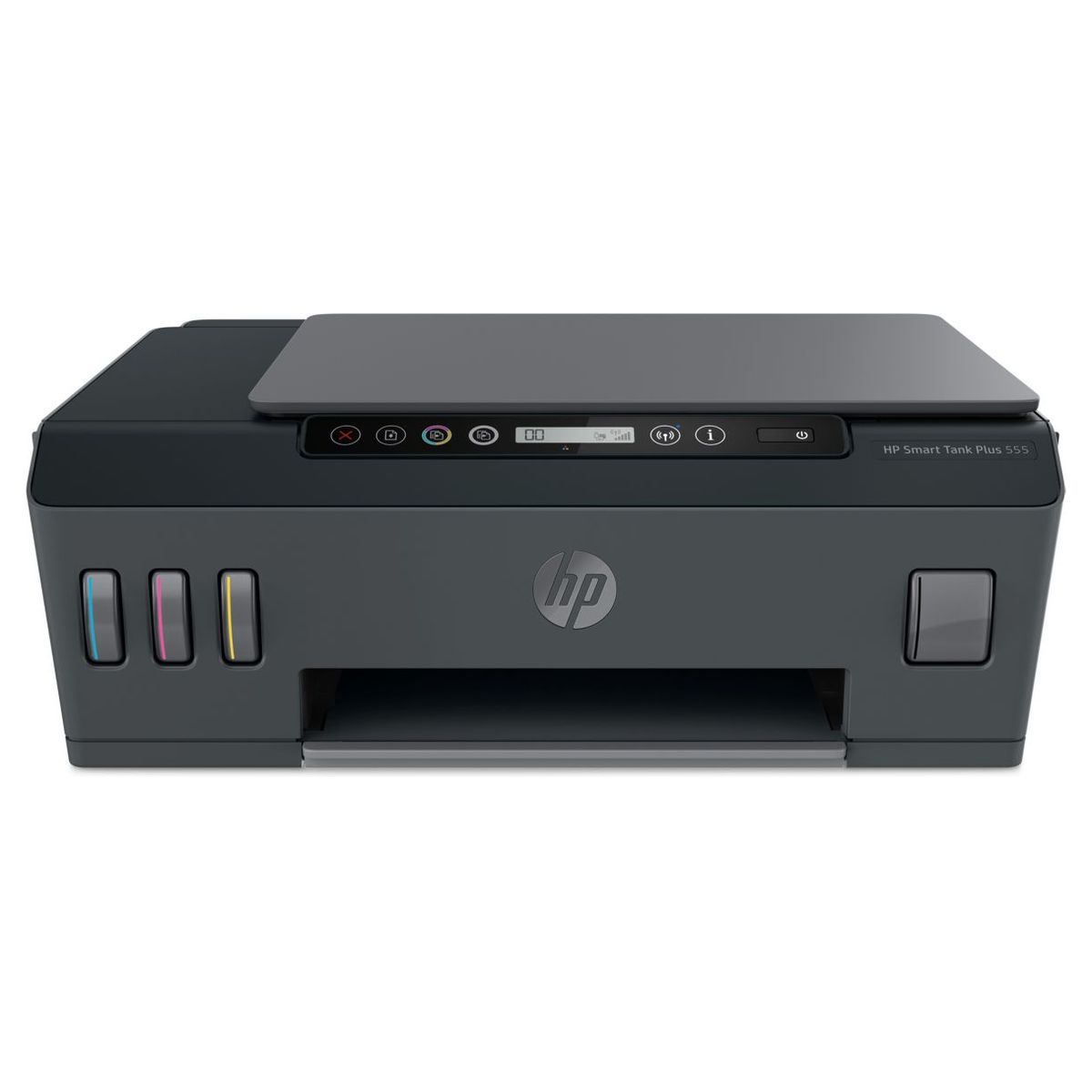 HP Imprimante Smart Tank Plus 555 Imprimante multifonction Jet d'encre couleur ( A4 Copie Scan Wifi 3 ans d’encre inclus )