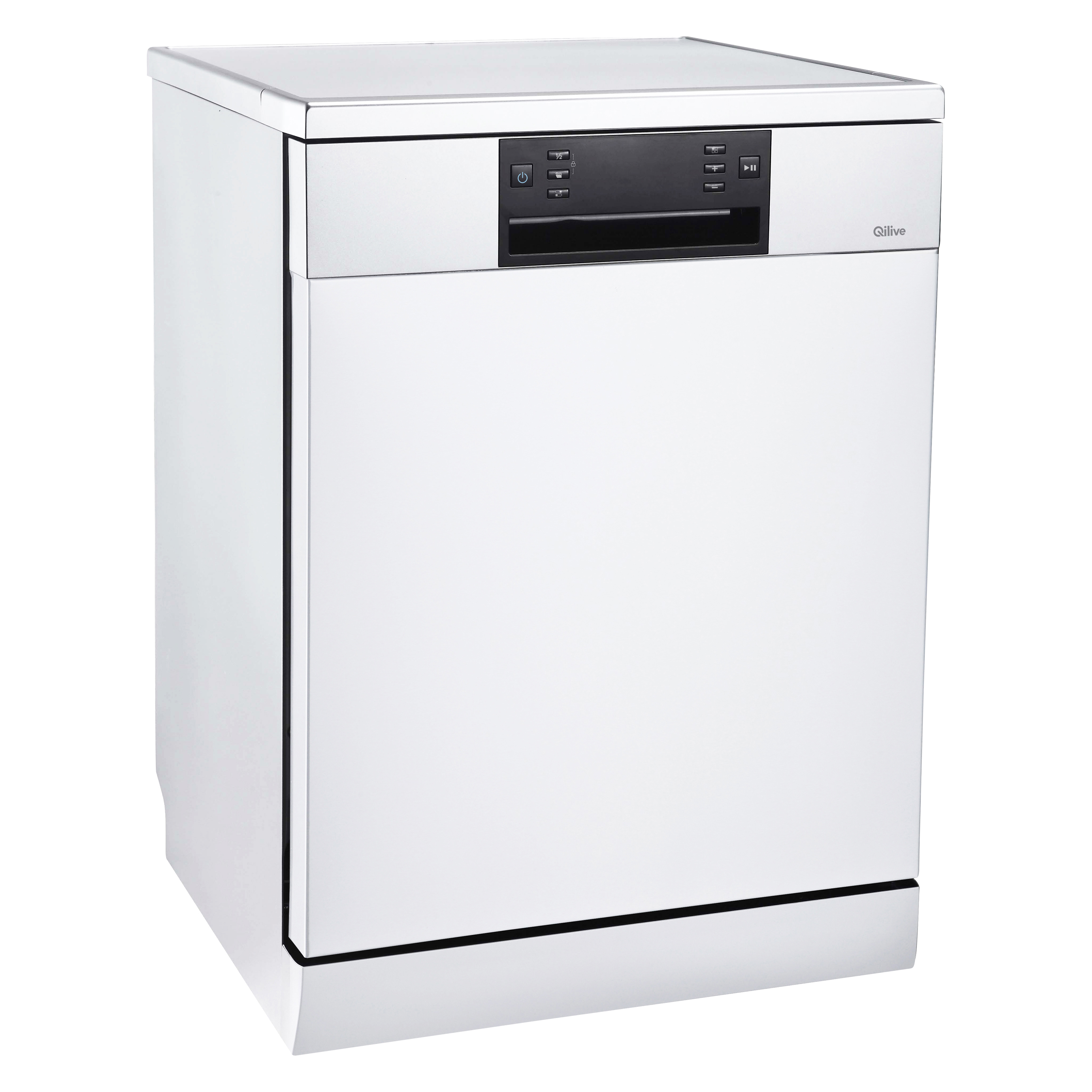 Voir la diapositive 3 : QILIVE Lave vaisselle pose libre 600 081 446, 14 couverts, 44 dB