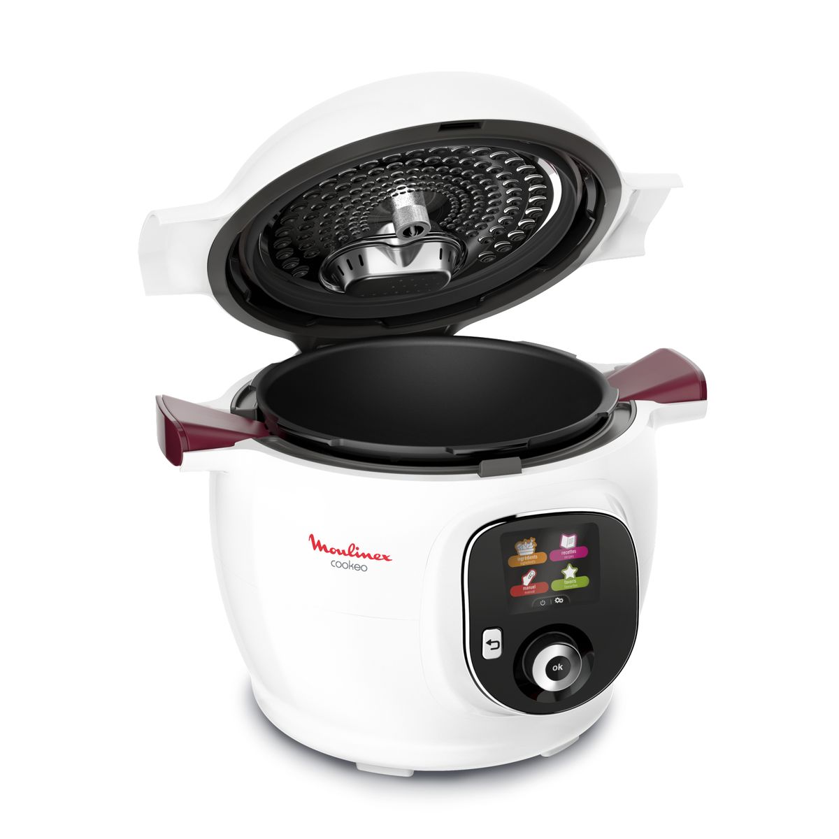 Voir la diapositive 5 : MOULINEX Multicuiseur intelligent Cookeo YY4406FB - Blanc