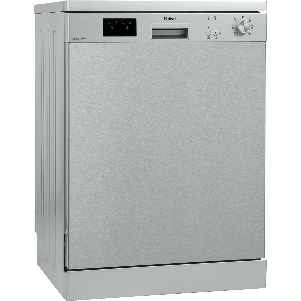 Voir la diapositive 4 : QILIVE Lave vaisselle non encastrable Q.6254, 12 couverts, 59.8 cm, 45 dB, 6 programmes