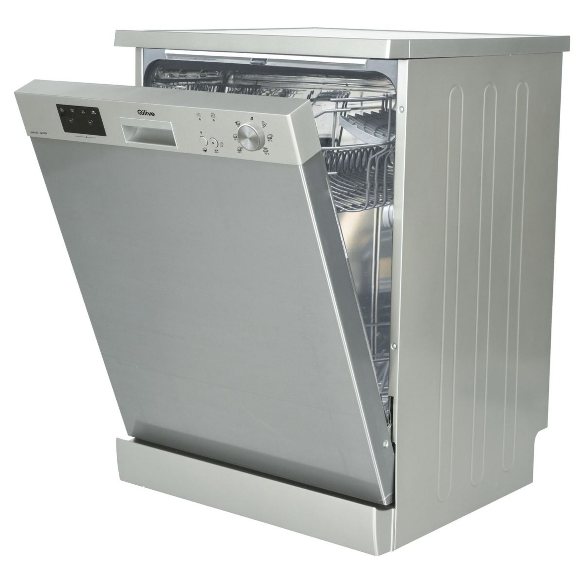 Voir la diapositive 5 : QILIVE Lave vaisselle non encastrable Q.6254, 12 couverts, 59.8 cm, 45 dB, 6 programmes