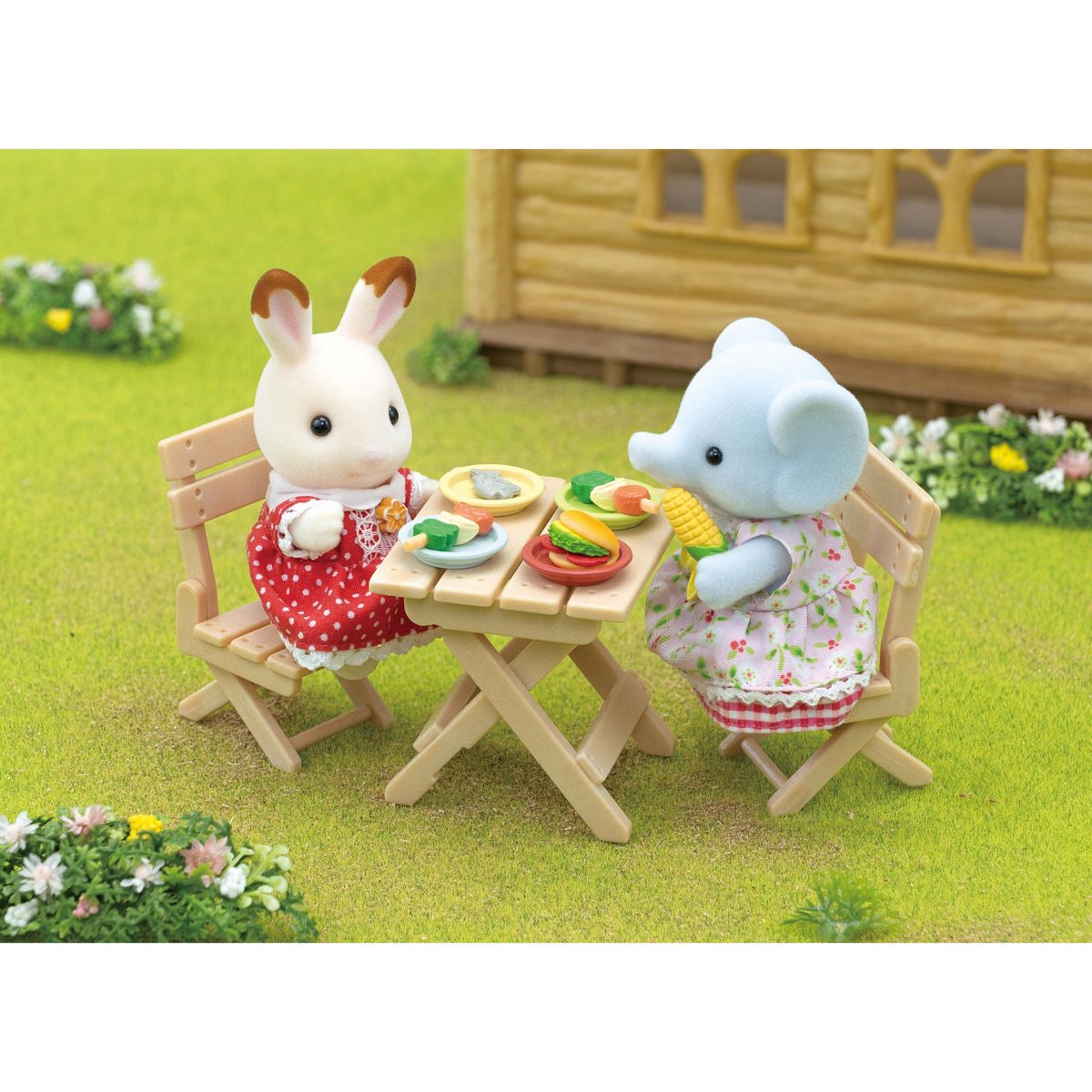 EPOCH D'ENFANCE Valisette de Mode et Grande sœur Souris Marshmallow Sylvanian Families