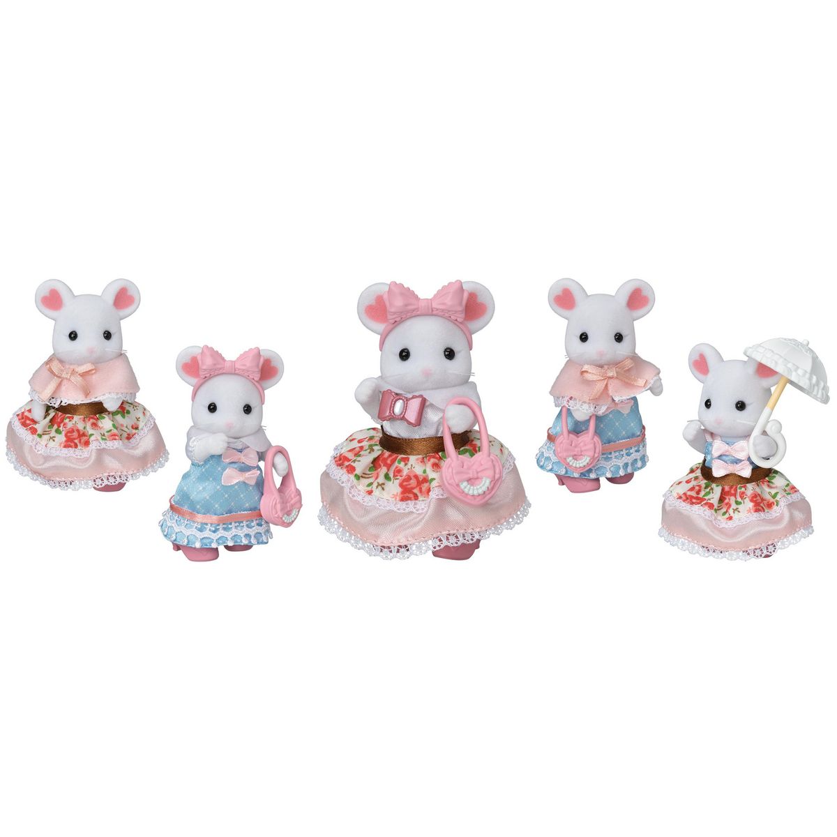 EPOCH D'ENFANCE Valisette de Mode et Grande sœur Souris Marshmallow Sylvanian Families