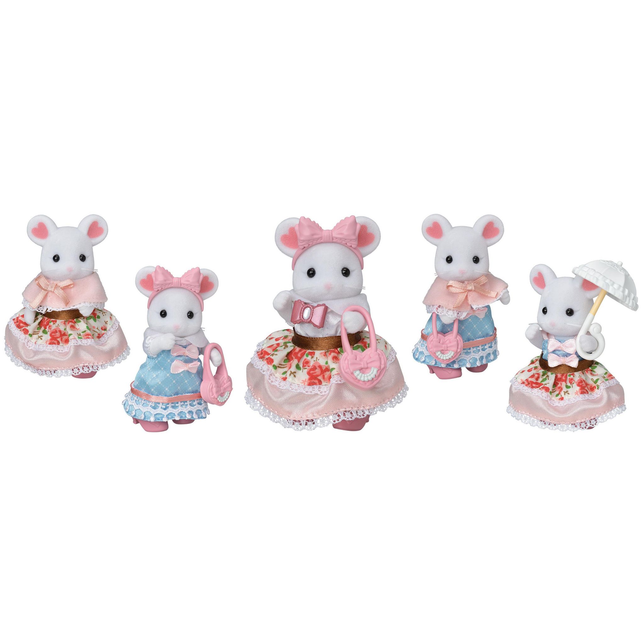 Voir la diapositive 14 : EPOCH D'ENFANCE Valisette de Mode et Grande sœur Souris Marshmallow Sylvanian Families