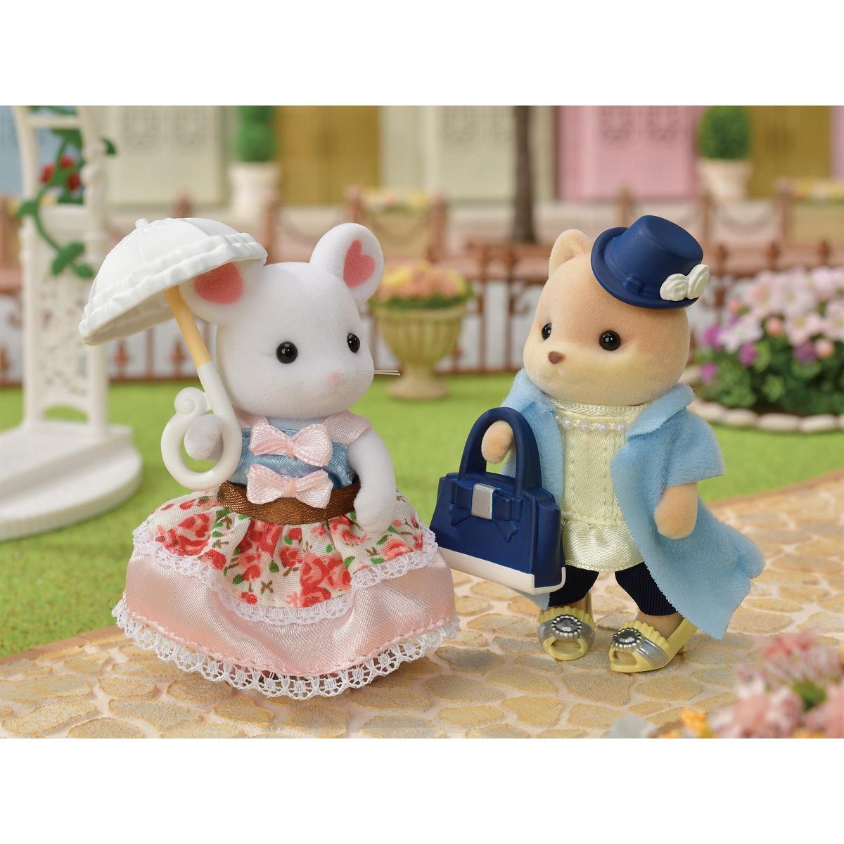 EPOCH D'ENFANCE Valisette de Mode et Grande sœur Souris Marshmallow Sylvanian Families