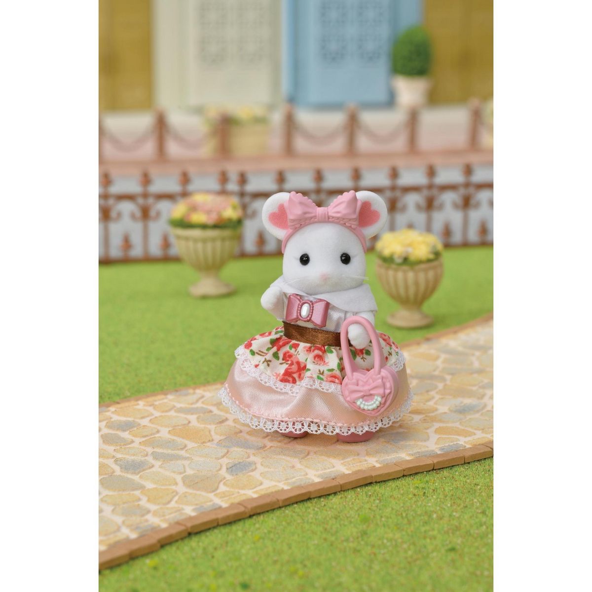 EPOCH D'ENFANCE Valisette de Mode et Grande sœur Souris Marshmallow Sylvanian Families