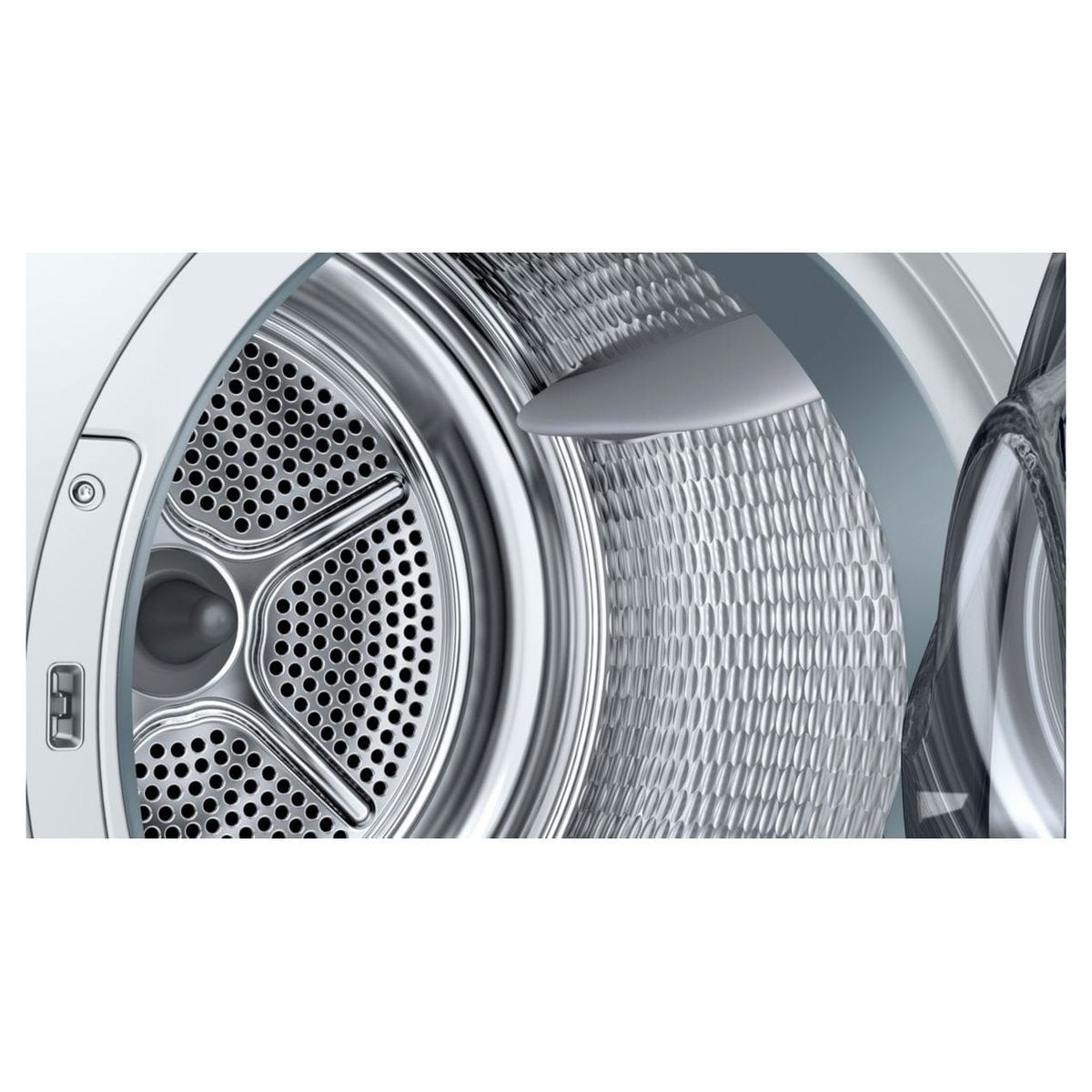 Voir la diapositive 2 : BOSCH Sèche linge hublot WTN85V07FF, 7 kg, Condensation, B