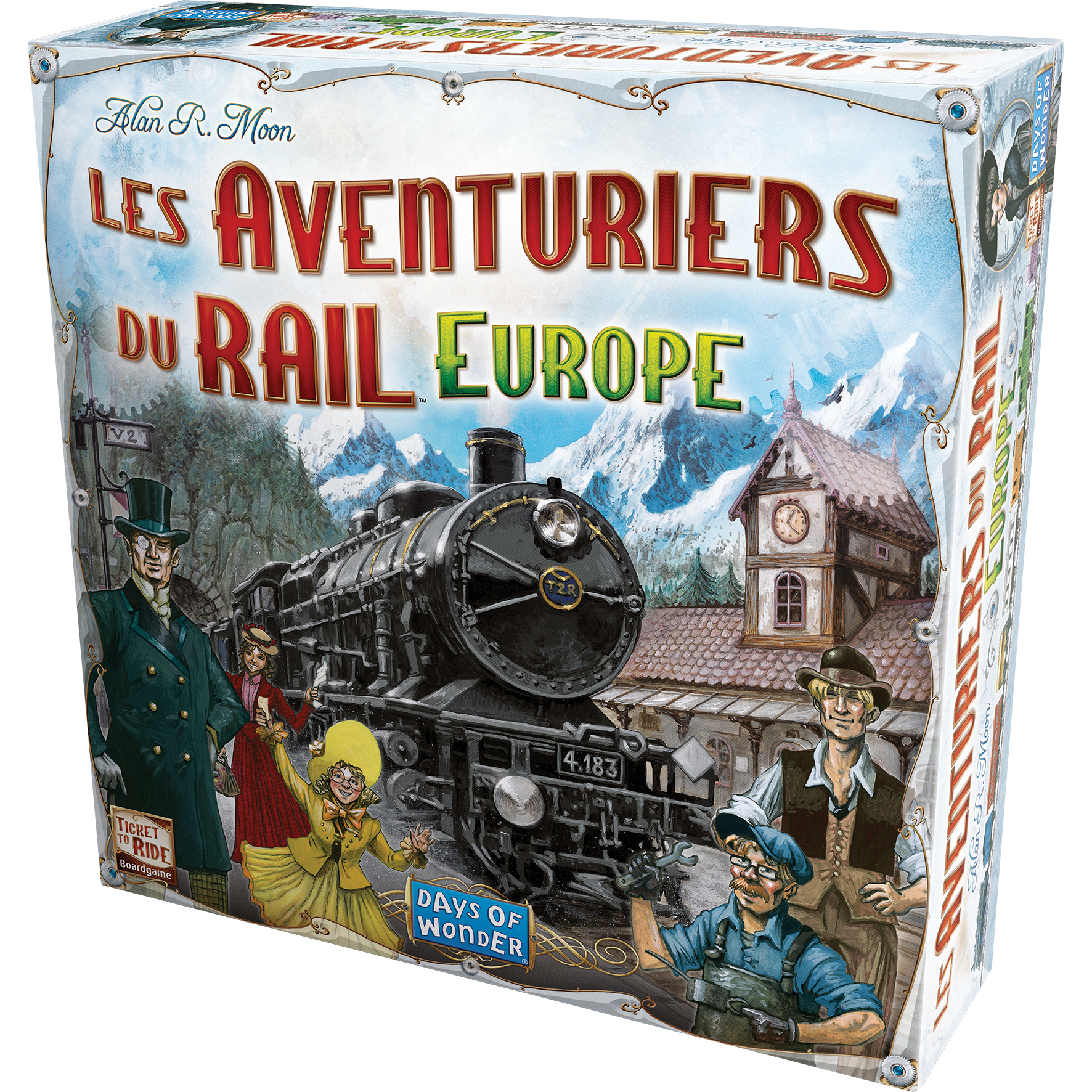 Voir la diapositive 3 : ASMODEE Jeu les Aventuriers du rail Europe