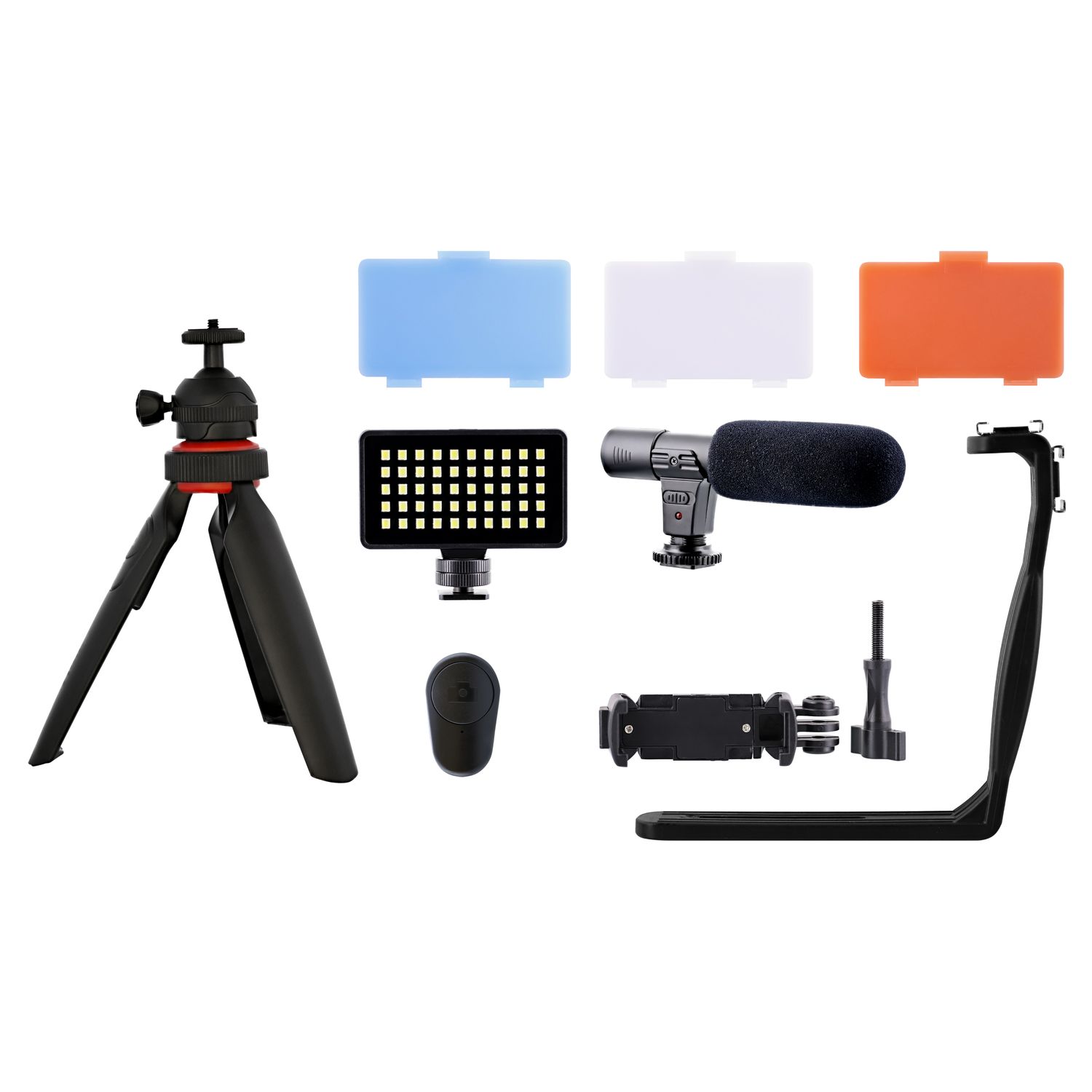 Voir la diapositive 5 : TNB Pack d'accessoires vlogger pour smartphone et caméra sport