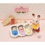 Voir la diapositive 10 : EPOCH D'ENFANCE Figurines Les Triplés Lapin Chocolat et accessoires puériculture Sylvanian Families