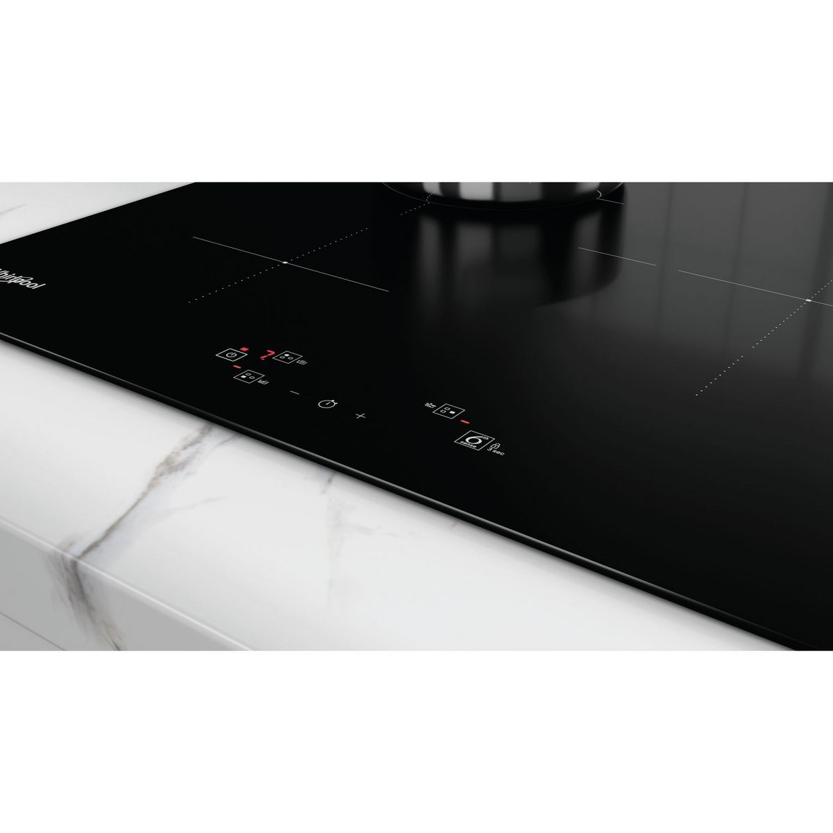 WHIRLPOOL Table de cuisson à induction WSQ1160NE, 60 cm, 3 foyers