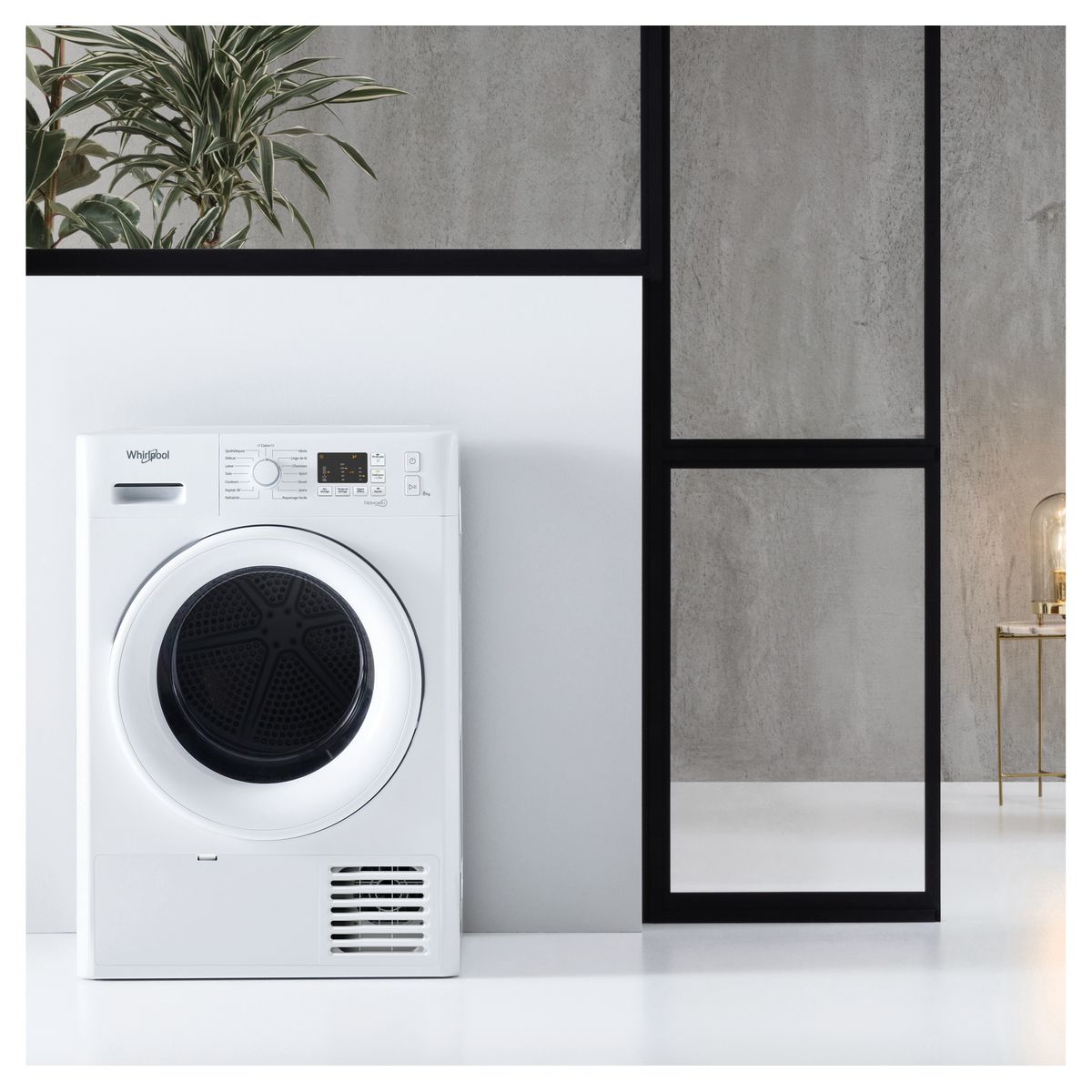 Voir la diapositive 6 : WHIRLPOOL Sèche linge hublot FTCM108BFR, 8 kg, Condensation, B